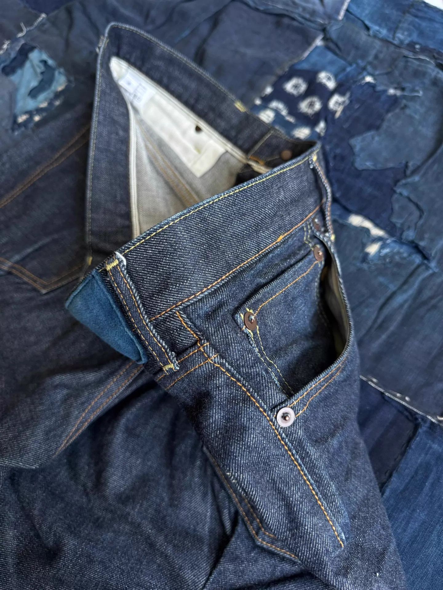 Visvim visvim 22aw spot journeyman tacked raw denim jeans Size US 32 / EU 48 - 6 Thumbnail