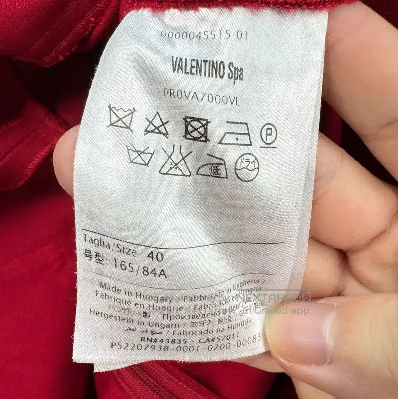 Valentino Valentino Red Pleated Midi Dress for Women . Size L / US 10 / IT 46 - 6 Thumbnail