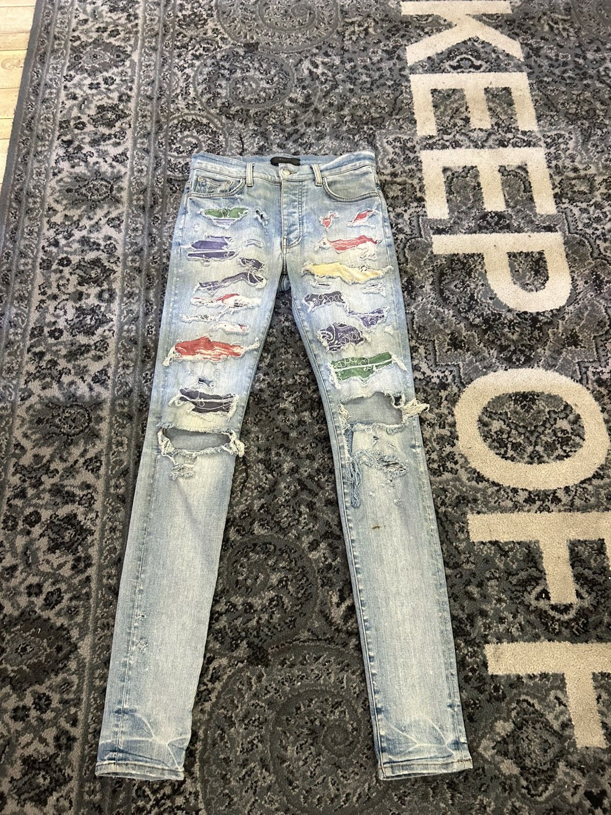 Amiri Amiri Jeans Multi Color Size US 30 / EU 46 - 1 Thumbnail
