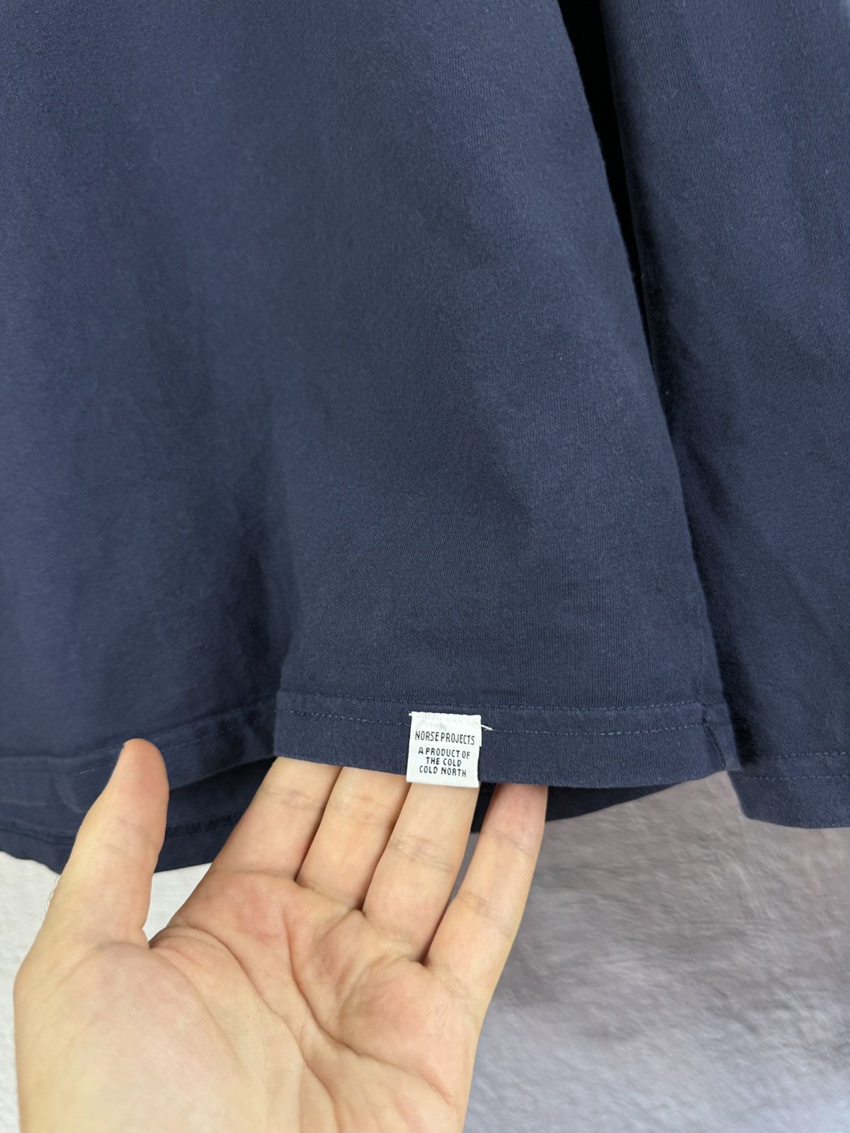 Norse Projects Norse Projects blue navy Niels standard ls tee shirt Size US M / EU 48-50 / 2 - 7 Thumbnail