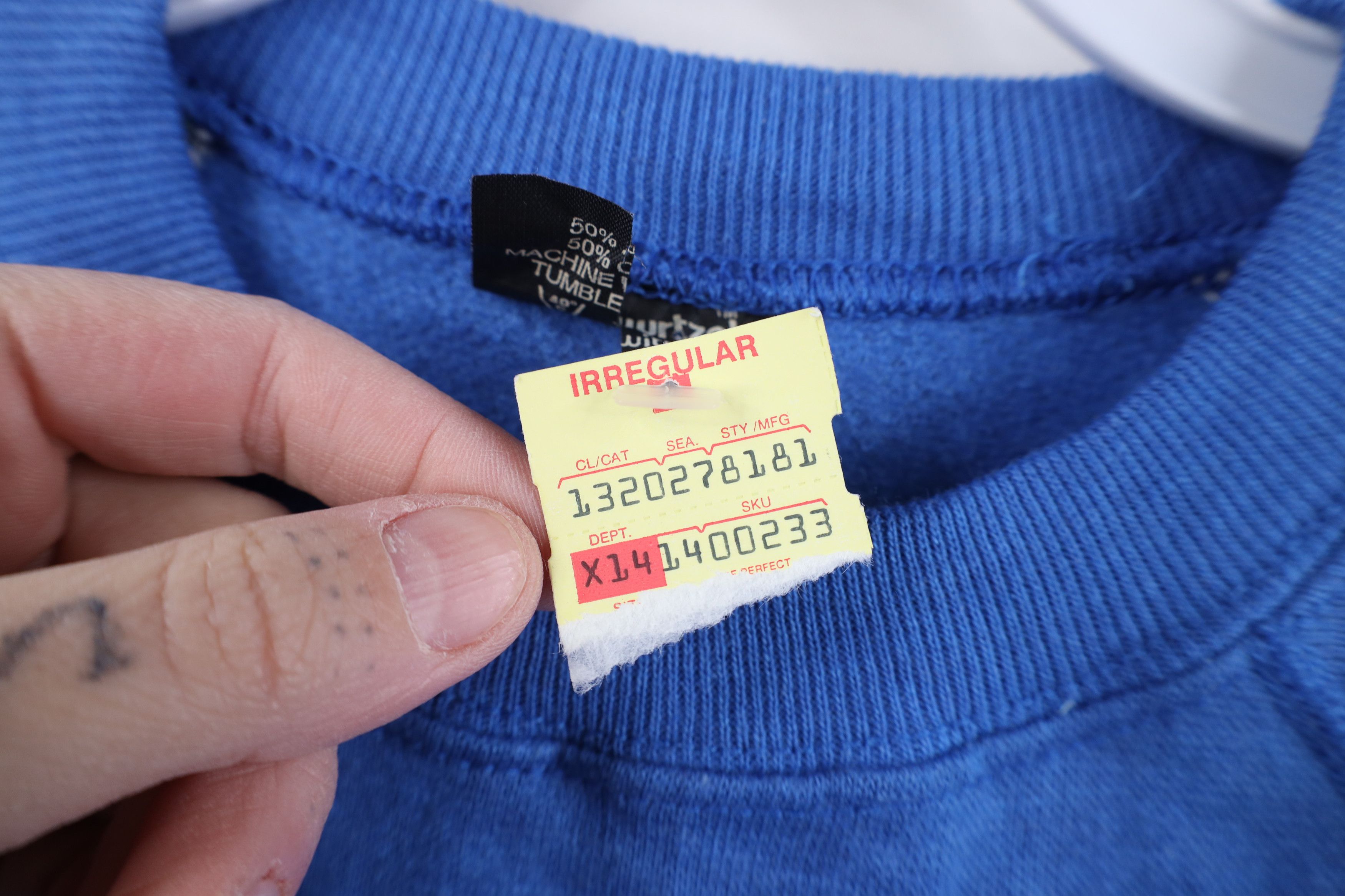 Vintage Deadstock Vintage 70s Streetwear Crewneck Sweatshirt USA Size L / US 10 / IT 46 - 7 Thumbnail