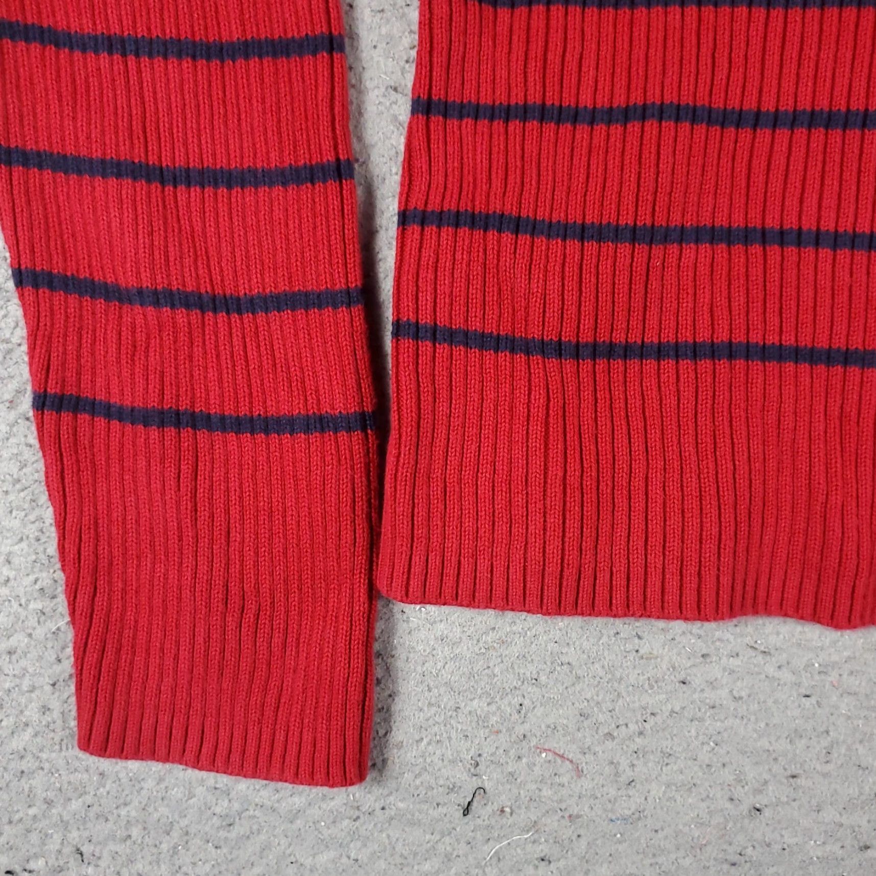 Tommy Hilfiger Tommy Hilfiger Sweater Womens Medium Red Striped Pullover Sweatshirt Size M / US 6-8 / IT 42-44 - 3 Thumbnail