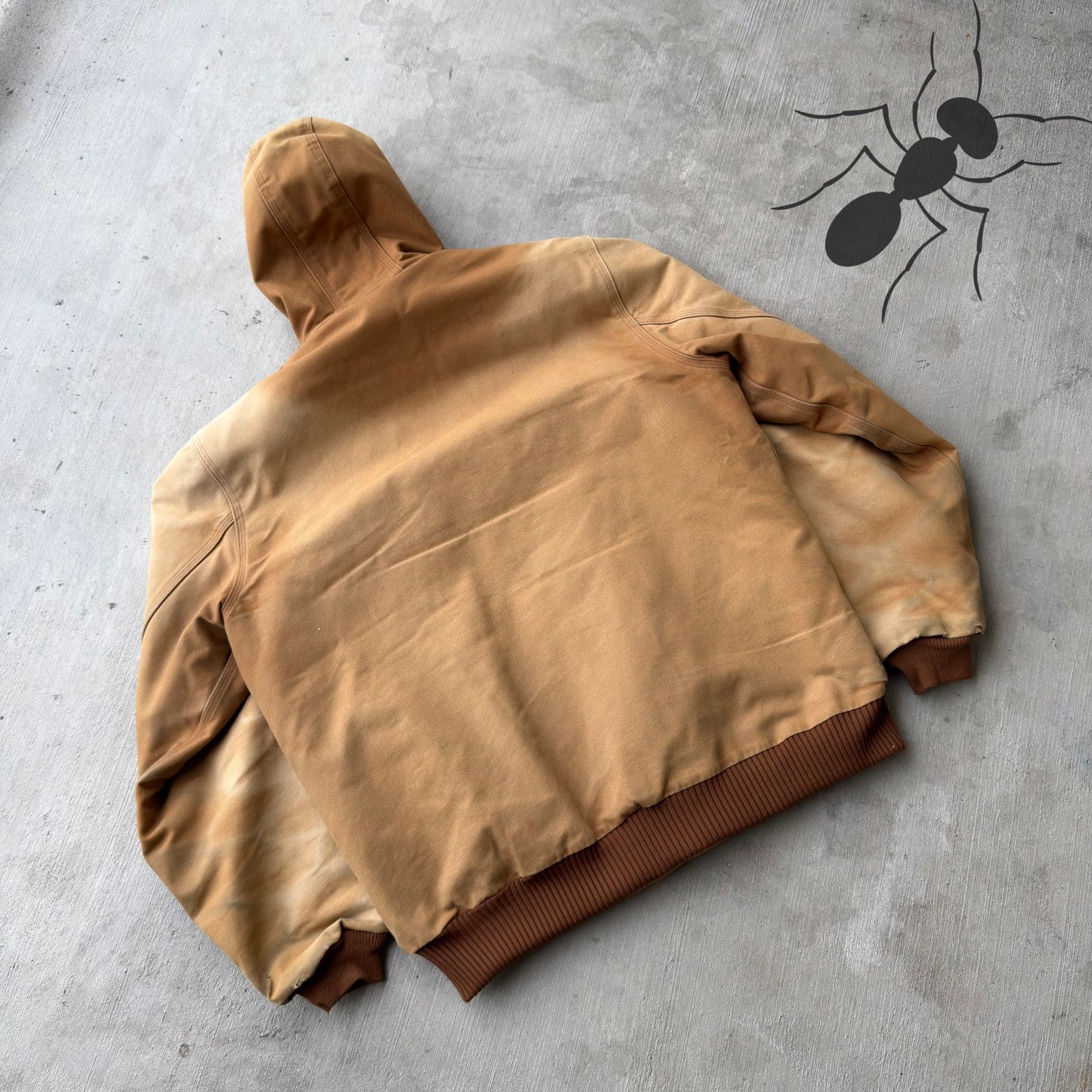 Carhartt × Vintage Carhartt J140 brown hooded work wear jacket Size US L / EU 52-54 / 3 - 6 Thumbnail