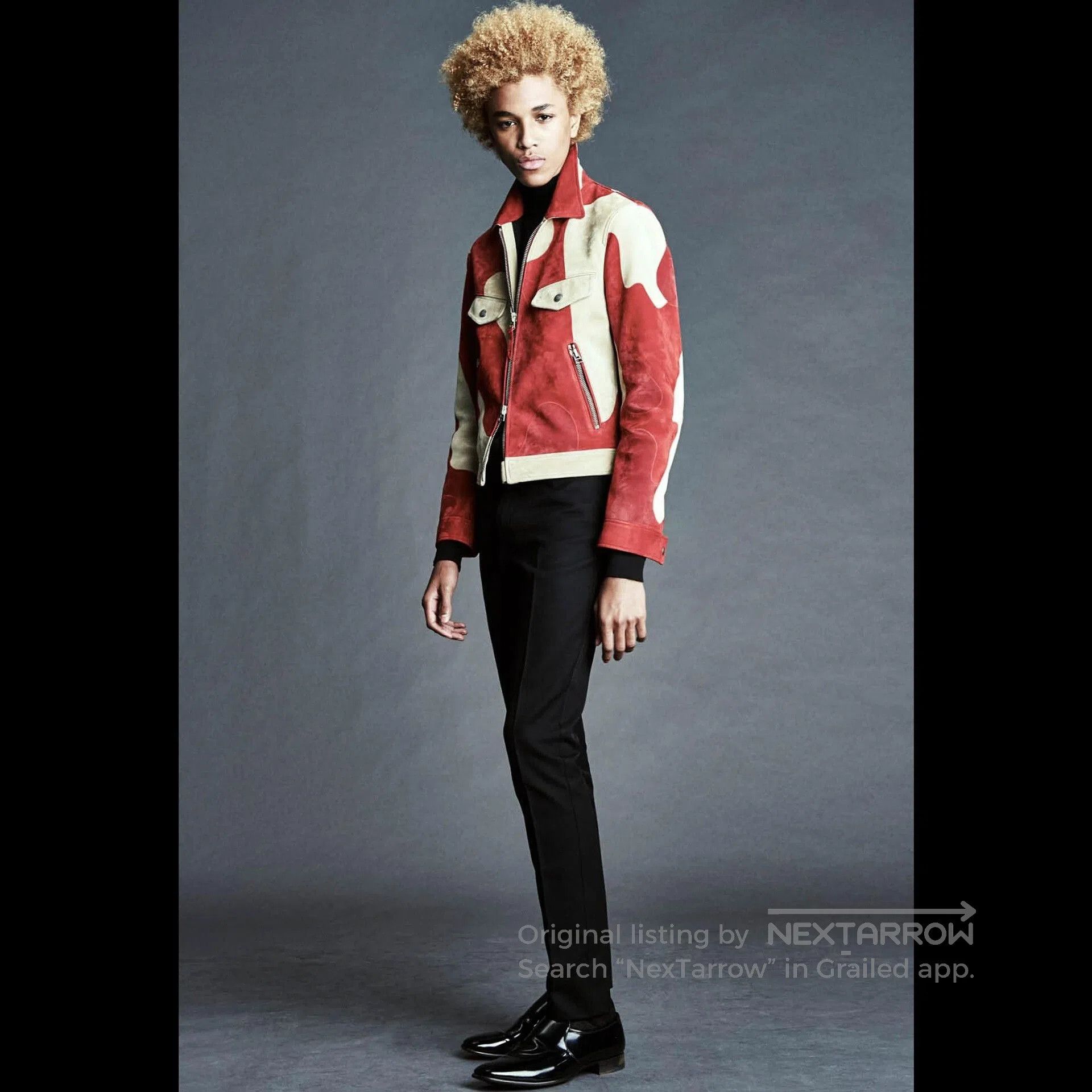 Tom Ford TOM FORD 2016SS Asymmetric Colorblock Jacket. Size US S / EU 44-46 / 1 - 9 Thumbnail
