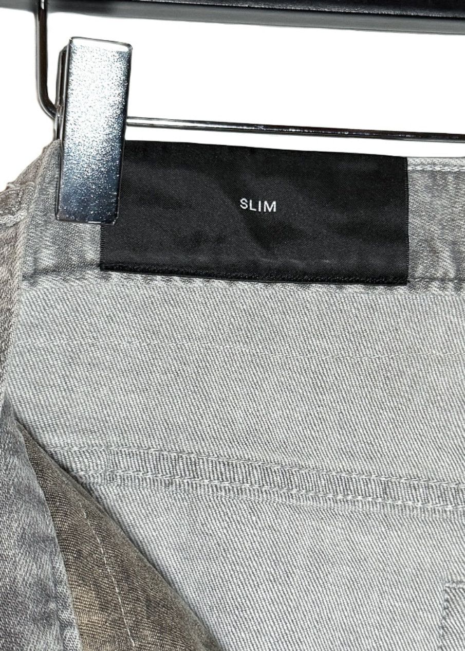 Balmain Balmain Grey Distressed Slim Jeans Size US 34 / EU 50 - 8 Thumbnail