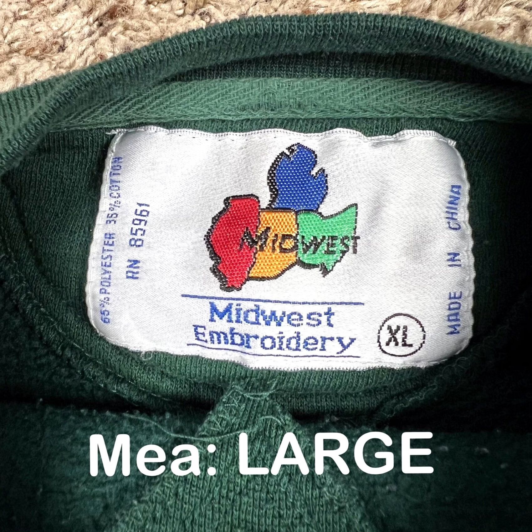 Vintage VINTAGE Midwest Mallard State Duck Graphic Gusset Crewneck Large Hunting Sweatshirt Mens Size US L / EU 52-54 / 3 - 2 Thumbnail