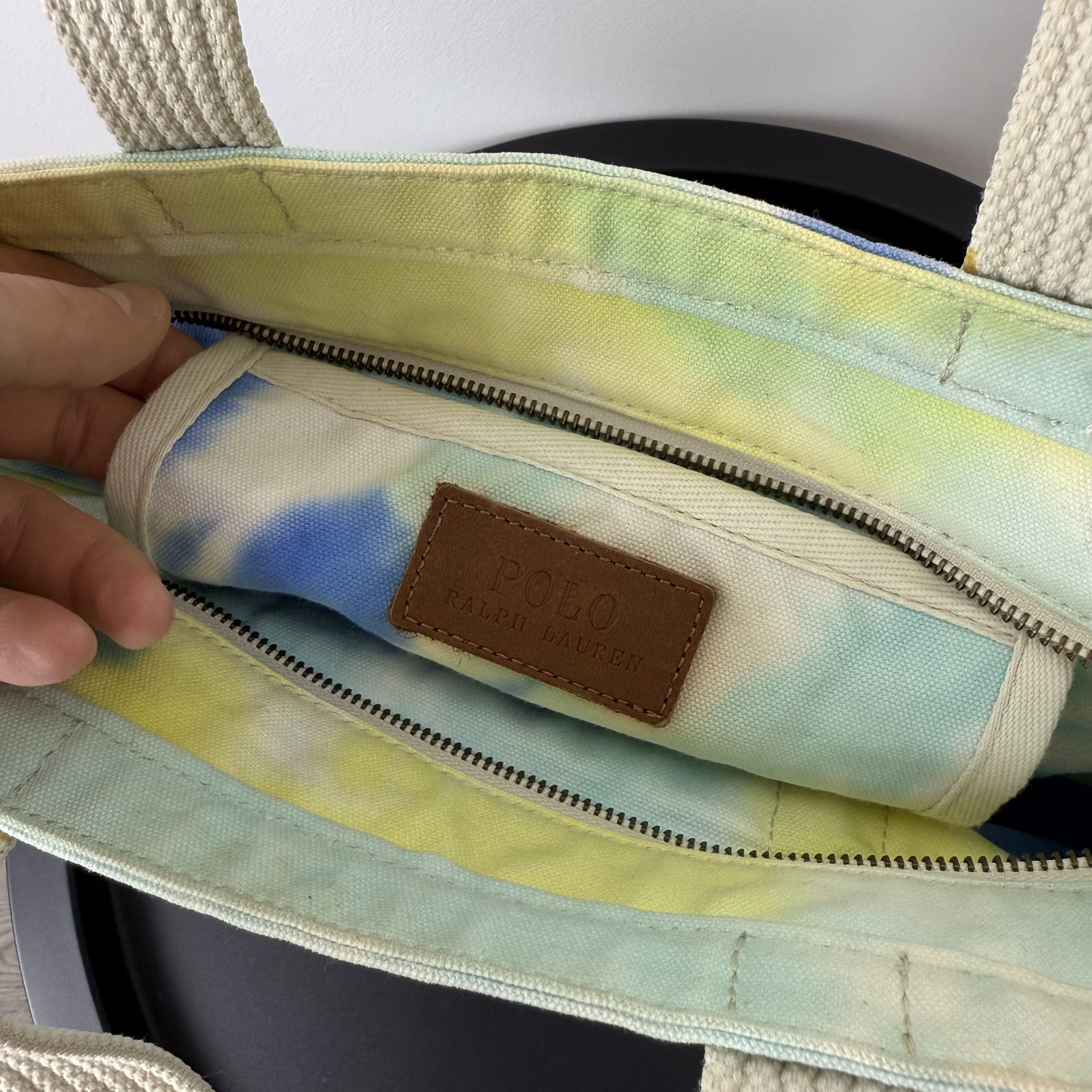 Polo Ralph Lauren Vintage Polo Ralph Lauren 90s Tie-Dye Shoulder Tote Bag Size ONE SIZE - 7 Thumbnail