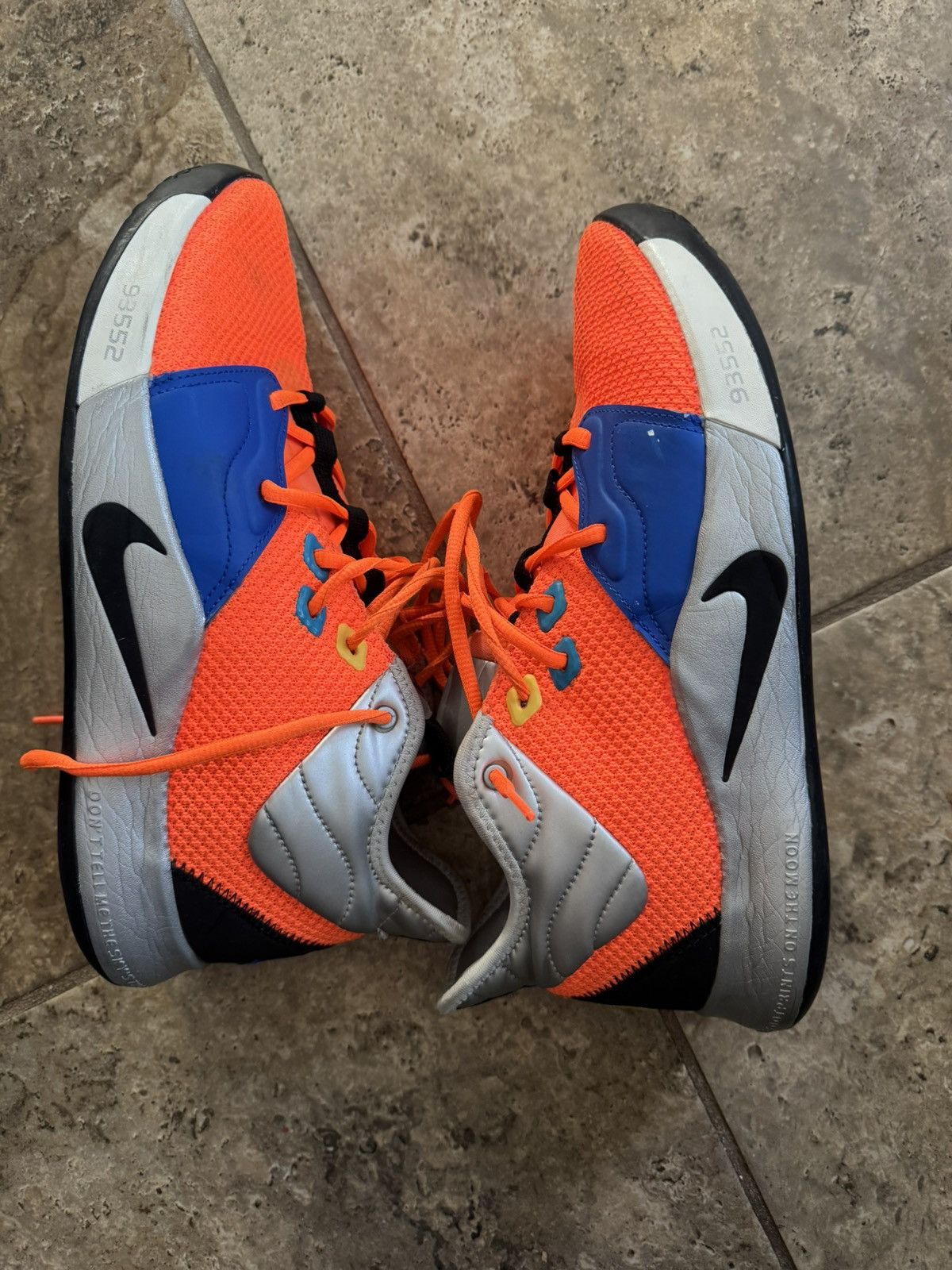 Nike Paul George 3 NASA Size US 11 / EU 44 - 4 Thumbnail