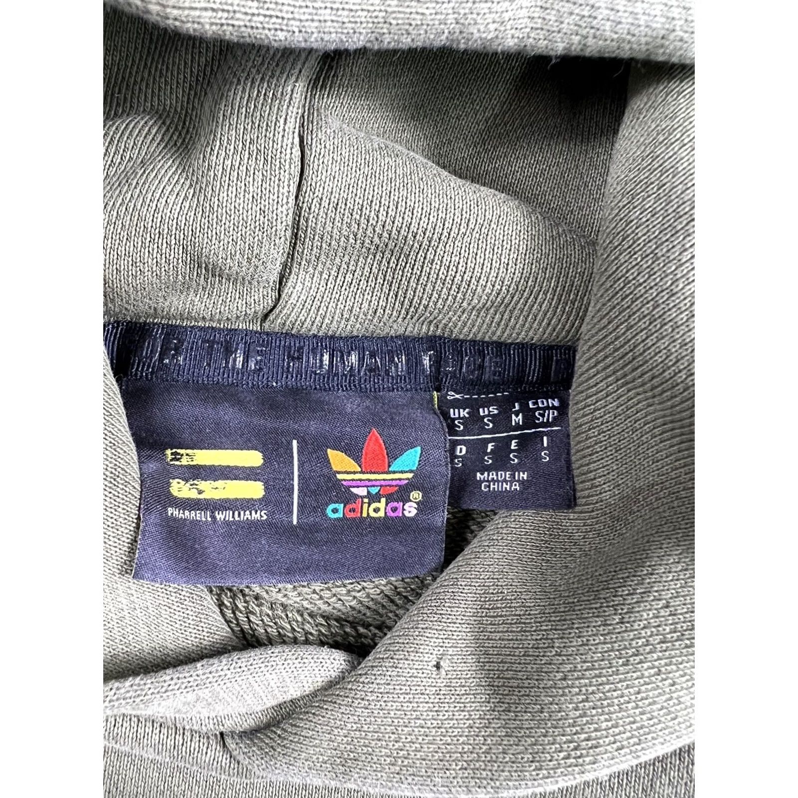 Adidas ADIDAS PHARRELL WILLIAMS HUMANRACE H58302 OLIVE HOODIE SWEATSHIRT UNISEX Sz S Hoodie Mens Green Pullover Cotton Highlights 2010s Size US S / EU 44-46 / 1 - 4 Thumbnail