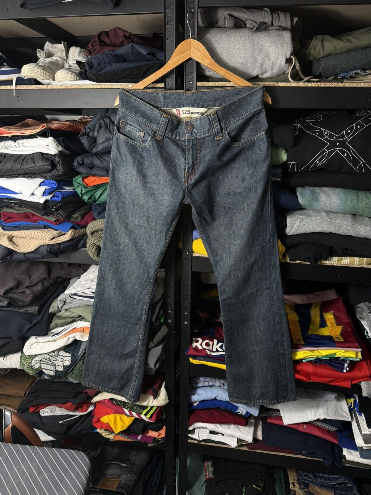Levi's Vintage Clothing Levi’s 525 Bootcut Jeans Women W32 Vintage Y2K Blue Denim Size 32" / US 10 / IT 46 - 1 Thumbnail