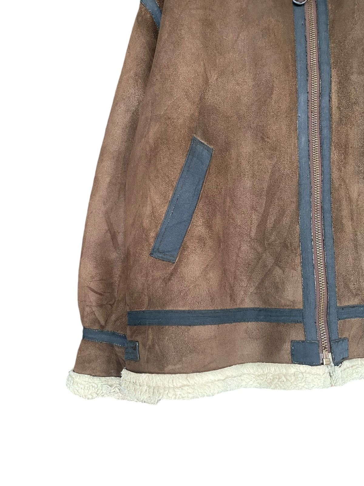 Alpha Industries Vtg ALPHA INDUSTRIES Sherpa Bomber B-3 Jacket Size US XXL / EU 58 / 5 - 7 Thumbnail