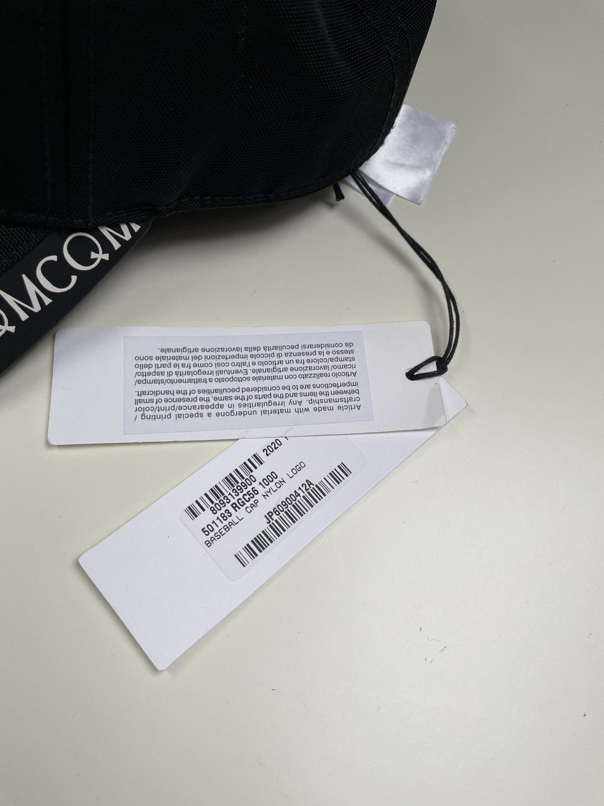 Alexander McQueen × MCQ × McQ Alexander McQueen MCQ BASEBALL CAP NYLON LOGO Size ONE SIZE - 5 Thumbnail