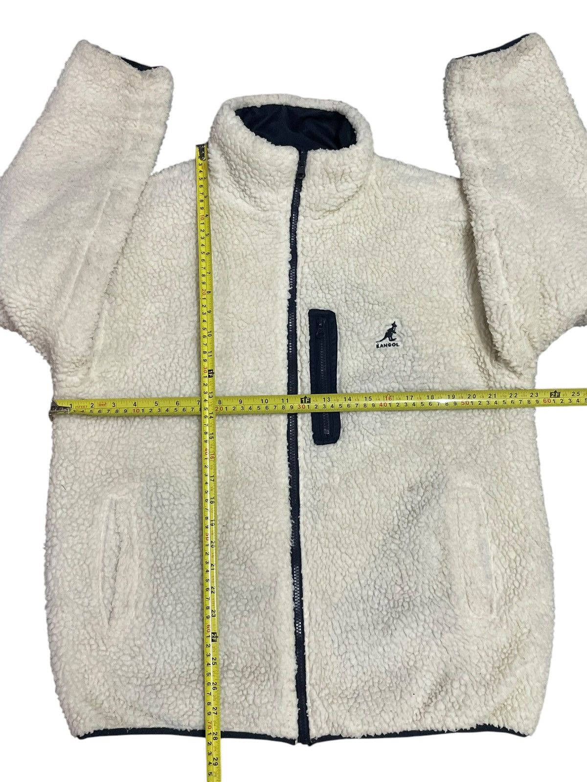 Kangol Vintage Y2K Kangol Fluffy Sherpa Reversible Gorpcore Jacket Size US L / EU 52-54 / 3 - 13 Thumbnail