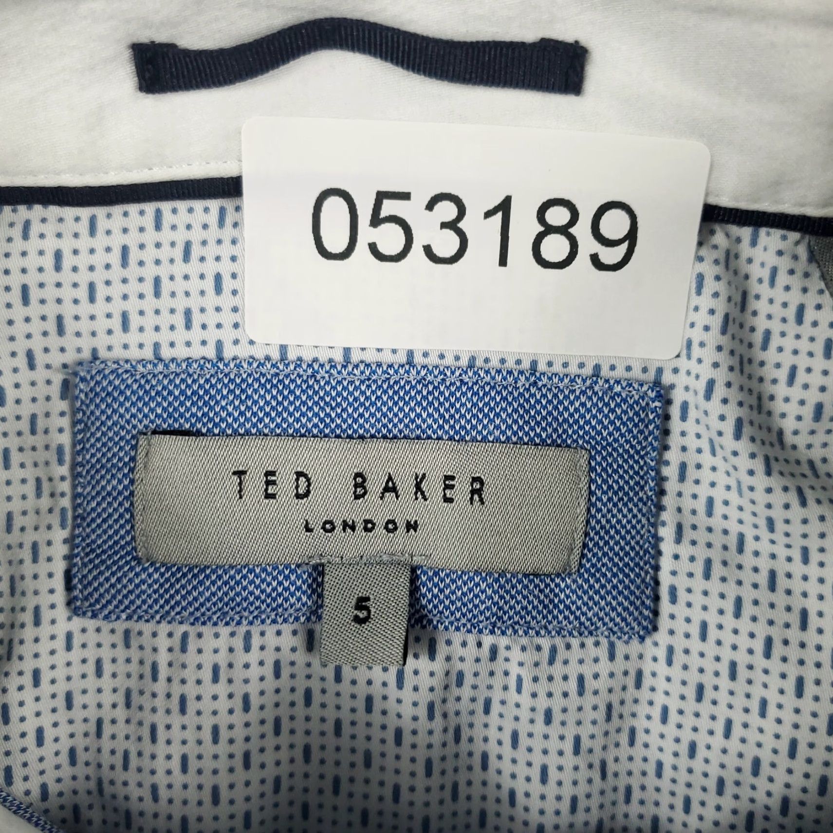 Ted Baker Ted Baker Polo Shirt Mens Size 5 Blue Casual Short Sleeve Regular Fit Size US S / EU 44-46 / 1 - 7 Thumbnail