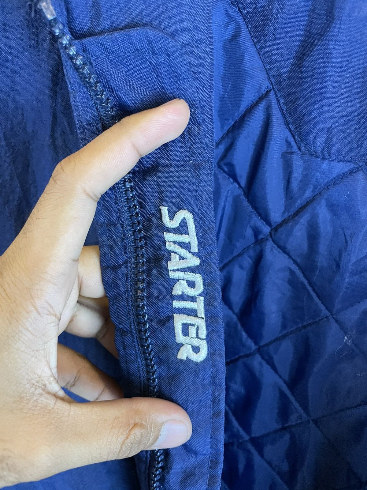 NBA × Starter × Vintage Vintage Nba rocket Starter Jacket Hoodies Size US L / EU 52-54 / 3 - 3 Thumbnail
