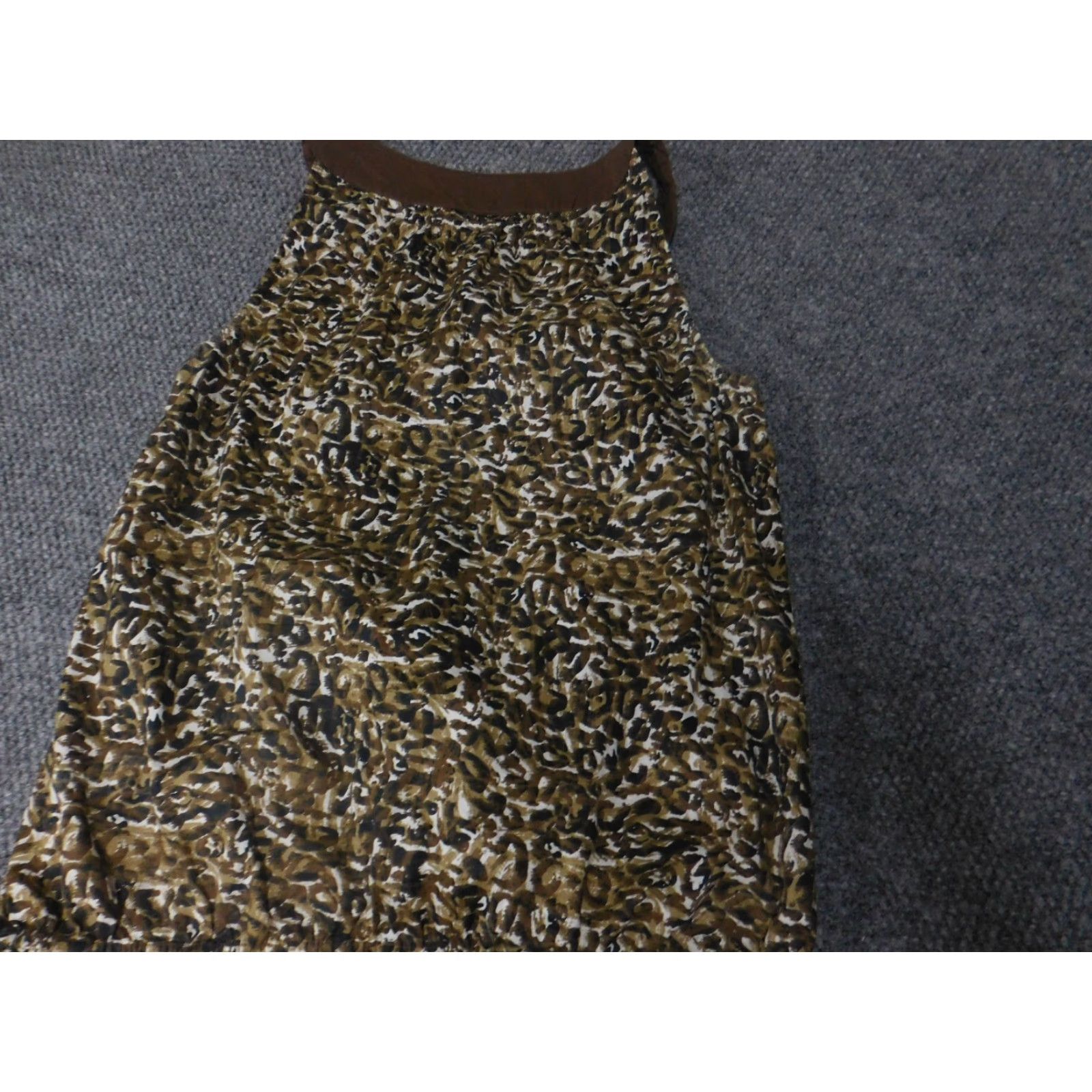 Style & Co Style&Co Blouse Womens 12 Brown Knit Stretch Casual Sleeveless Geometric Modern Raglan Sleeve Regular Size 12 Boys? No, Women. Size XL / US 12-14 / IT 48-50 - 6 Thumbnail