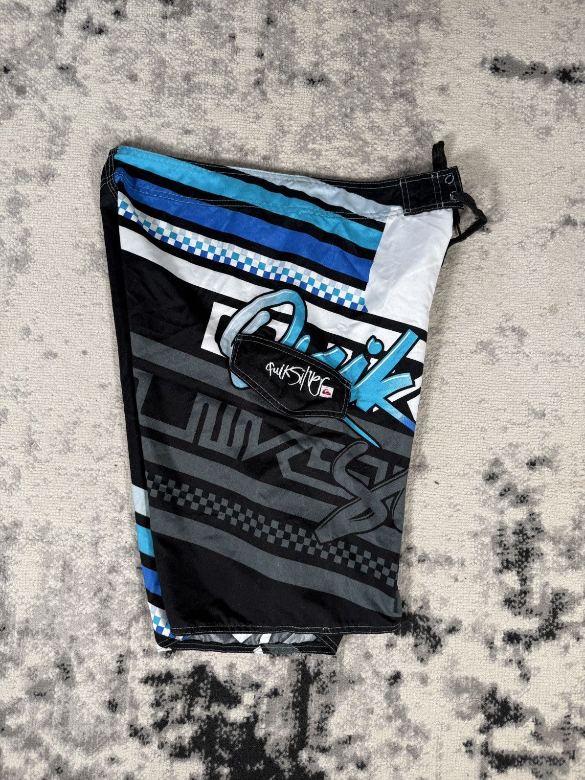 Quiksilver Y2K Quiksilver Full Print Logo Board Shorts Size US 36 / EU 52 - 2 Thumbnail