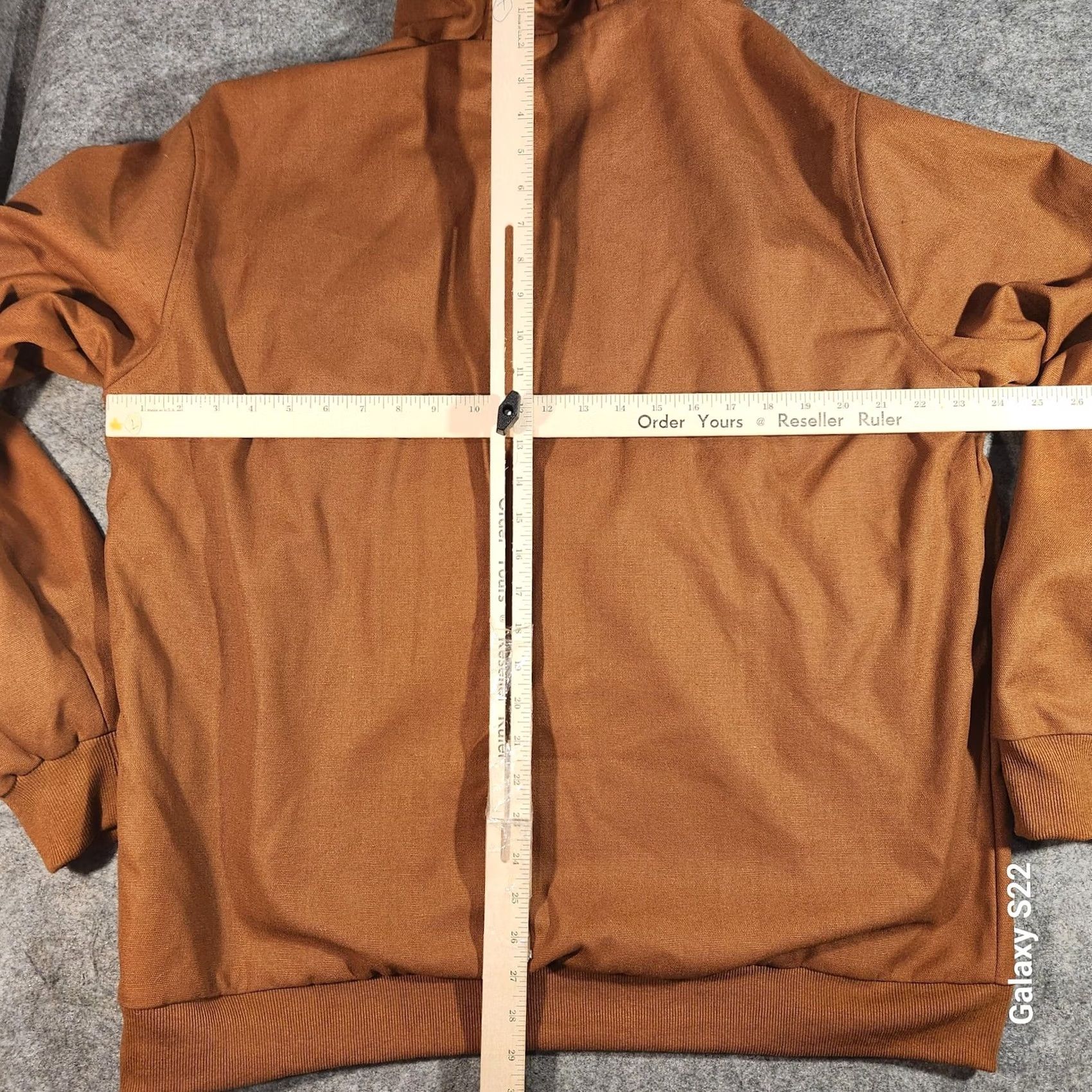 Vintage VINTAGE Hooded Jacket Mens 2XL Brown Duck Canvas Workwear Full Zip Lined Hoodie Pockets Size US XXL / EU 58 / 5 - 3 Thumbnail