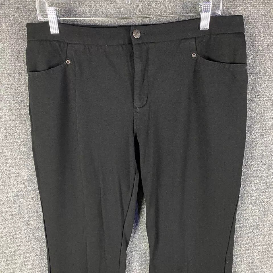 NYDJ NYDJ Pants Women's 12 Ankle Straight Leg Stretch Rayon Blend Size 34" / US 12 / IT 48 - 2 Thumbnail