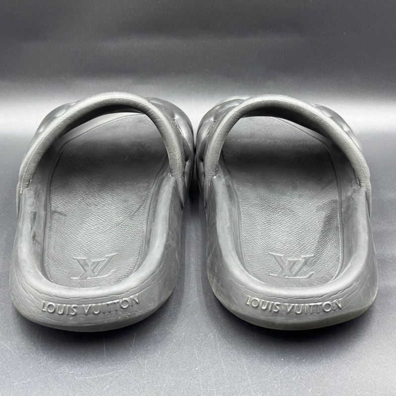 Louis Vuitton Louis Vuitton Black Slip-On Slide Sandals - Size US 8.5 / EU 41-42 - 3 Thumbnail
