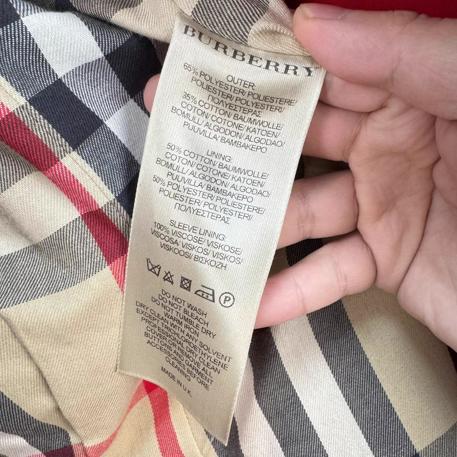 Burberry Burberry DB Check Lining Trench UK4 98 New Size XS / US 0-2 / IT 36-38 - 8 Thumbnail