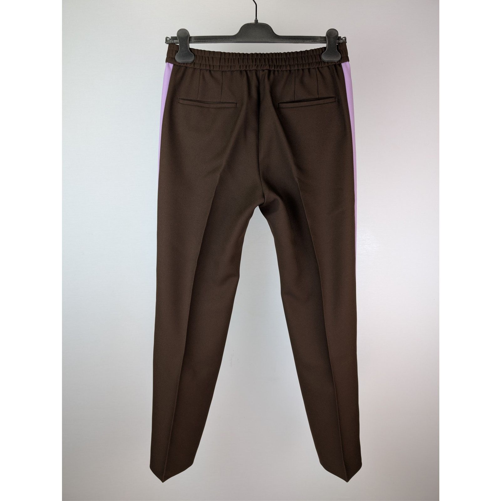 Gucci o1rshd1 Drawstring Fluid Drill Pants in Vanessa Brown / Mix Size US 34 / EU 50 - 12 Thumbnail