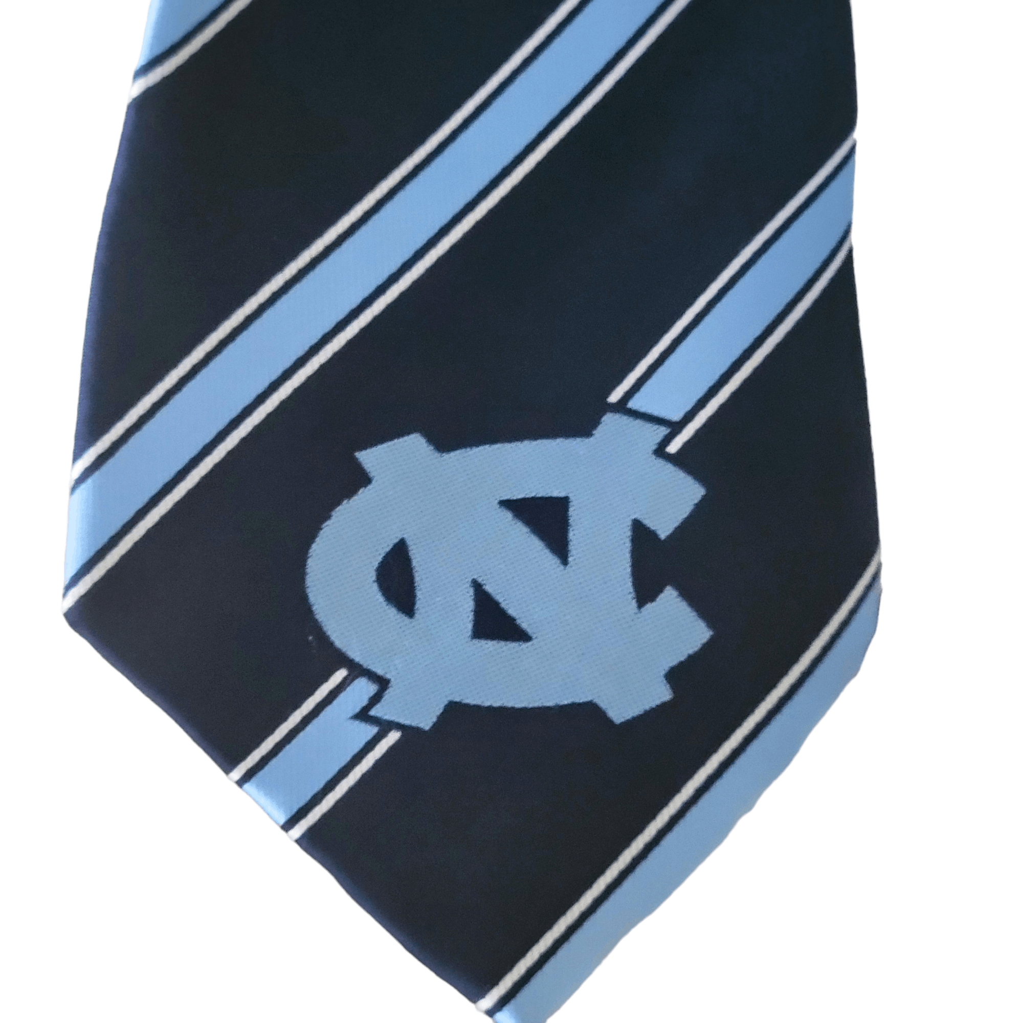 NBDN Nobrandedon North Carolina Tar Heels Woven Poly Blue Tie Size ONE SIZE - 2 Thumbnail