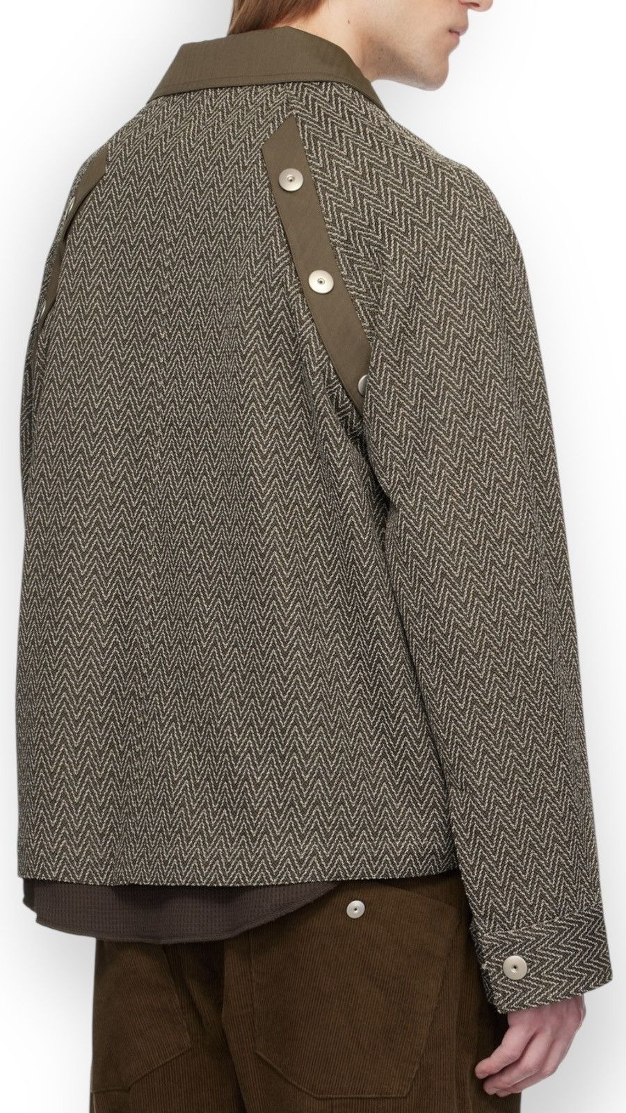 Omar Afridi Bove Jacket, sz 48, Brown & Beige Size US M / EU 48-50 / 2 - 11 Thumbnail
