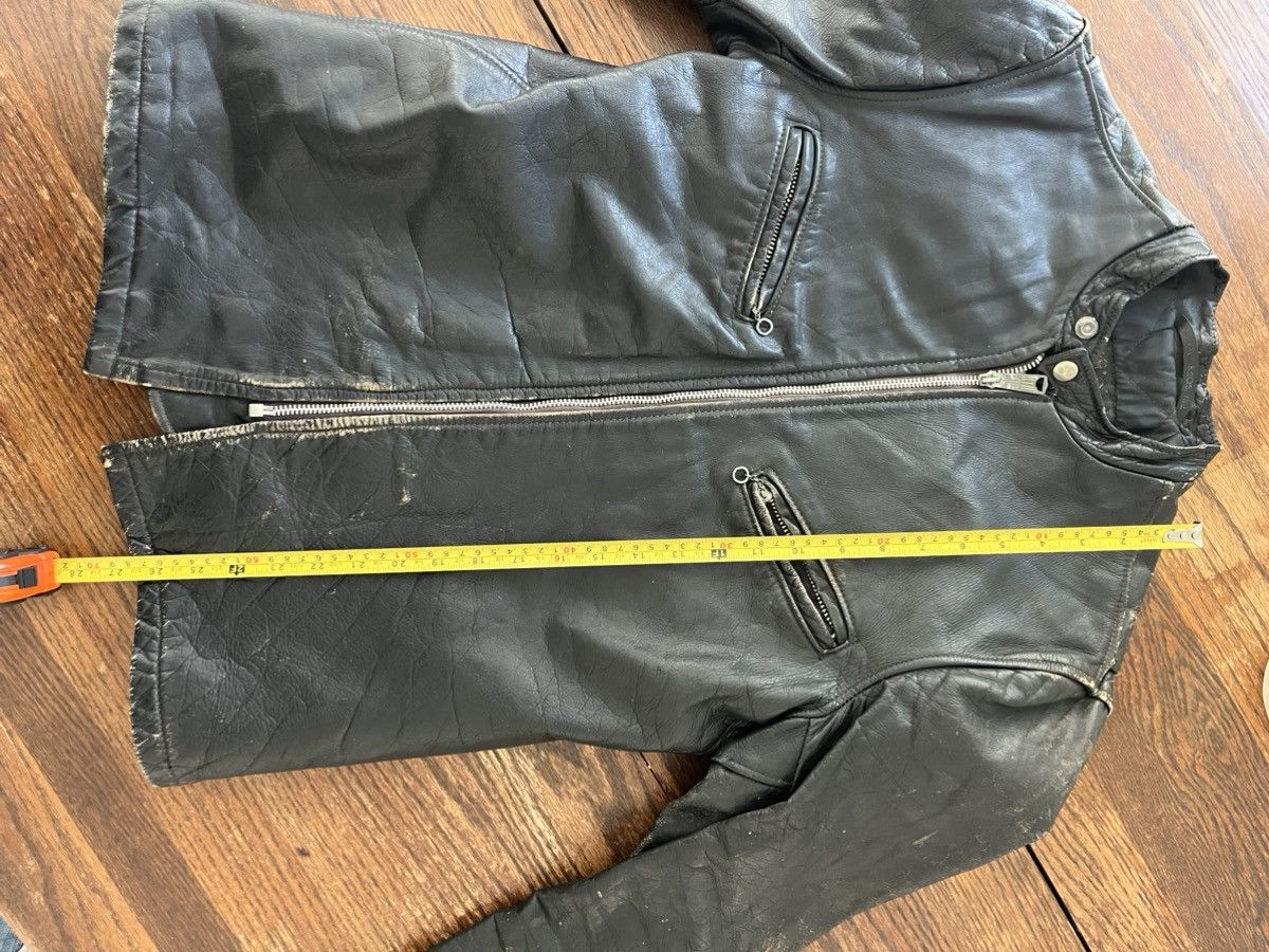 Schott Vintage 1960s Schott Perfect Steerhide Cafe Racer medium 40 Size US M / EU 48-50 / 2 - 18 Thumbnail