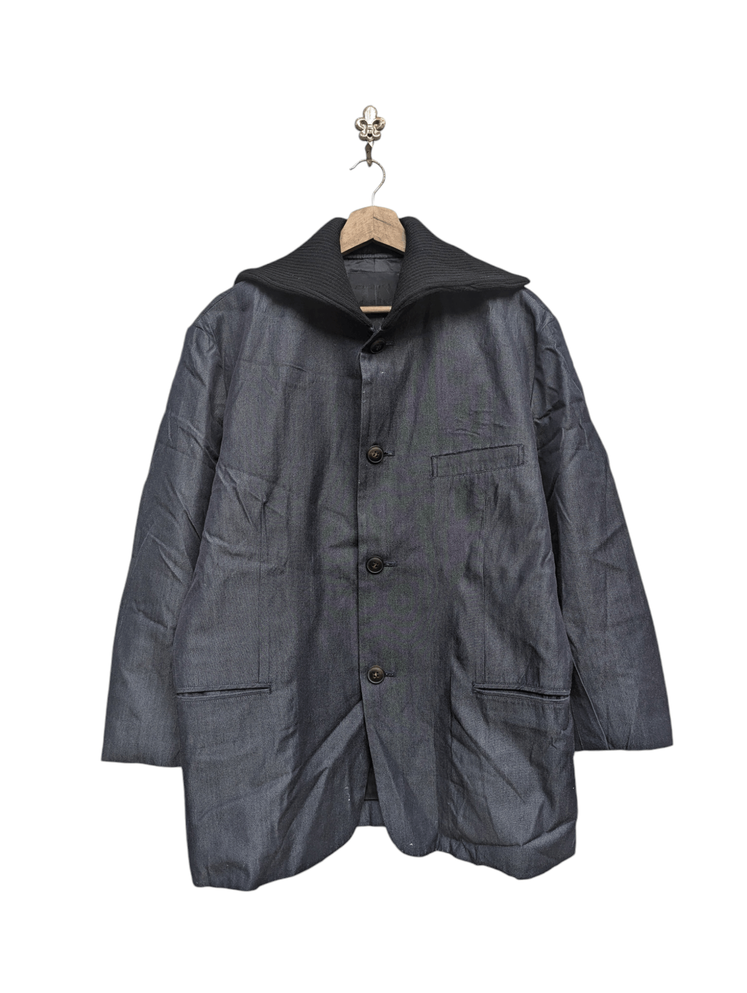 Vintage WORKSHOP BIG COLAR LIGHT JACKET Size US M / EU 48-50 / 2 - 1 Thumbnail