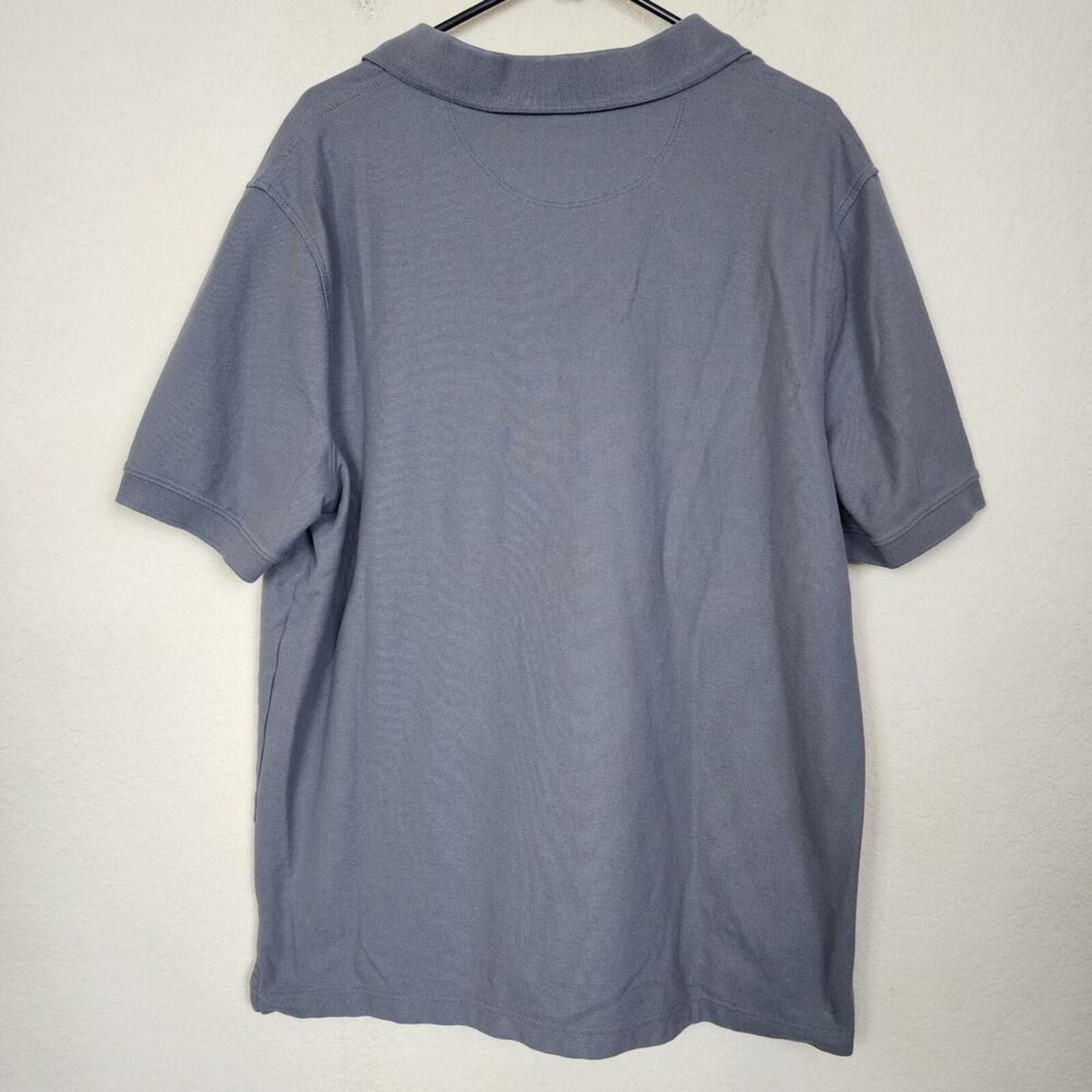 Croft & Barrow Croft & Barrow Grey Gray XL Collared Polo Shirt Size US XL / EU 56 / 4 - 2 Thumbnail