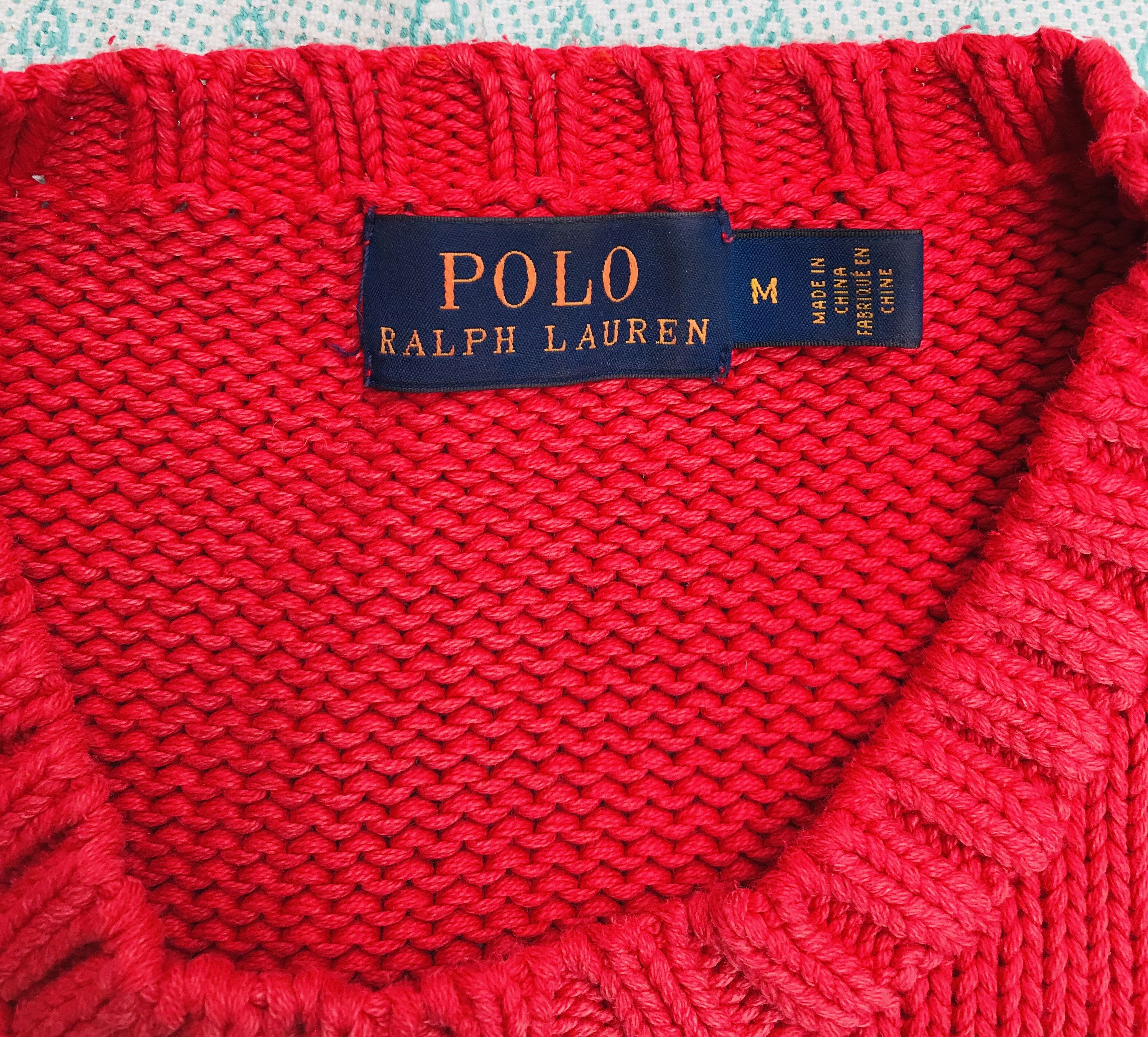 Polo Ralph Lauren × Vintage Polo Ralph Lauren American Flag USA Knit Sweater Pullover Size M / US 6-8 / IT 42-44 - 6 Thumbnail