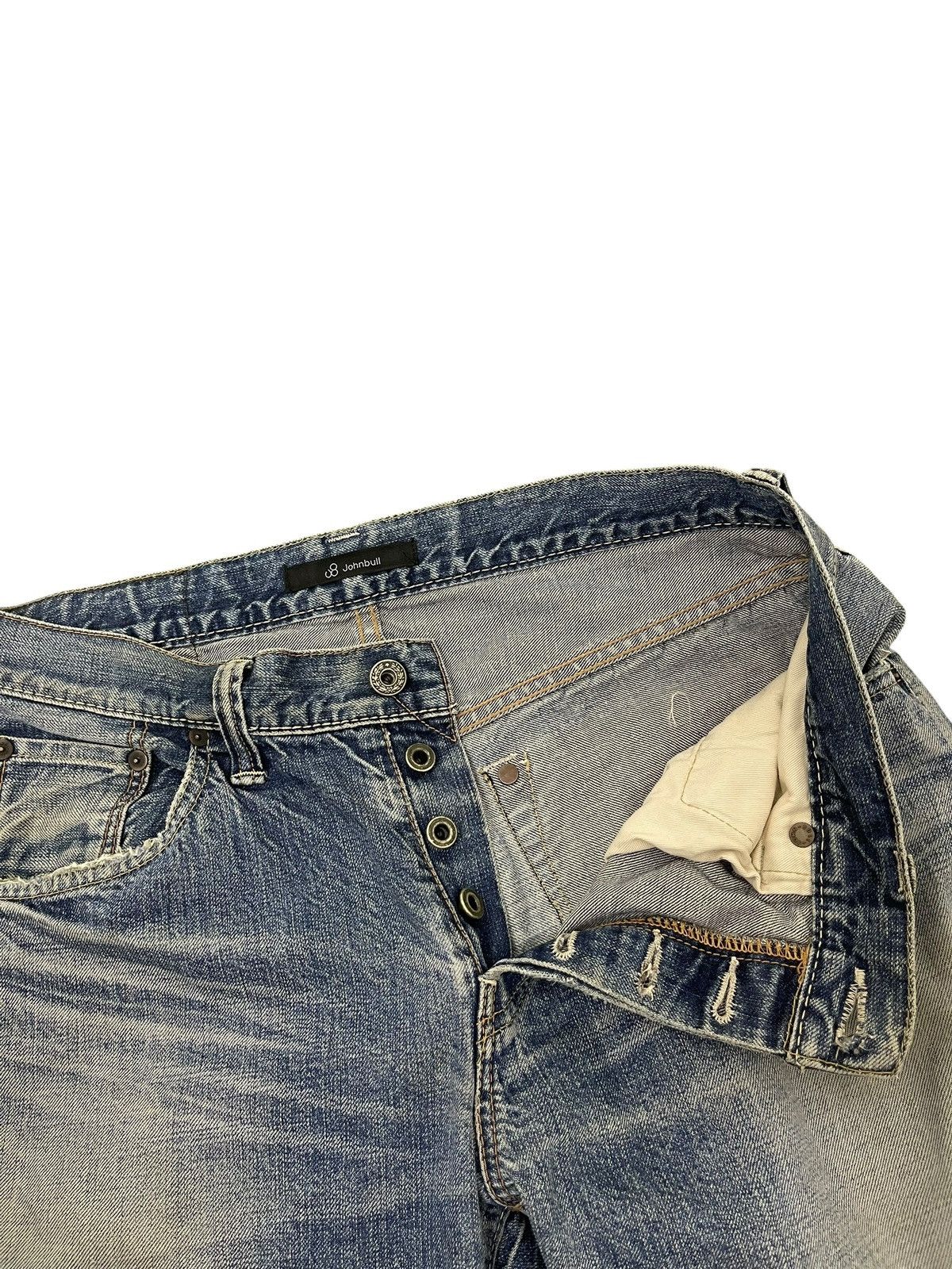 Hysteric Glamour Distress Jeans Johnbull Beauty Faded Regular Straight 2🟦6 Size US 32 / EU 48 - 8 Thumbnail