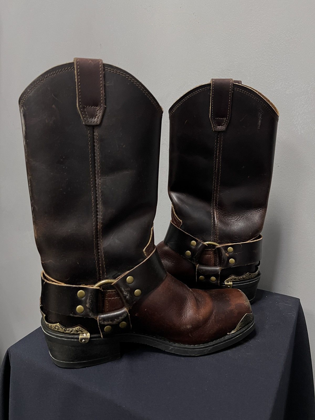 Harley Davidson Grinders eagle harness motorcycle boots punk harley davidson Size US 6 / EU 39 - 8 Thumbnail