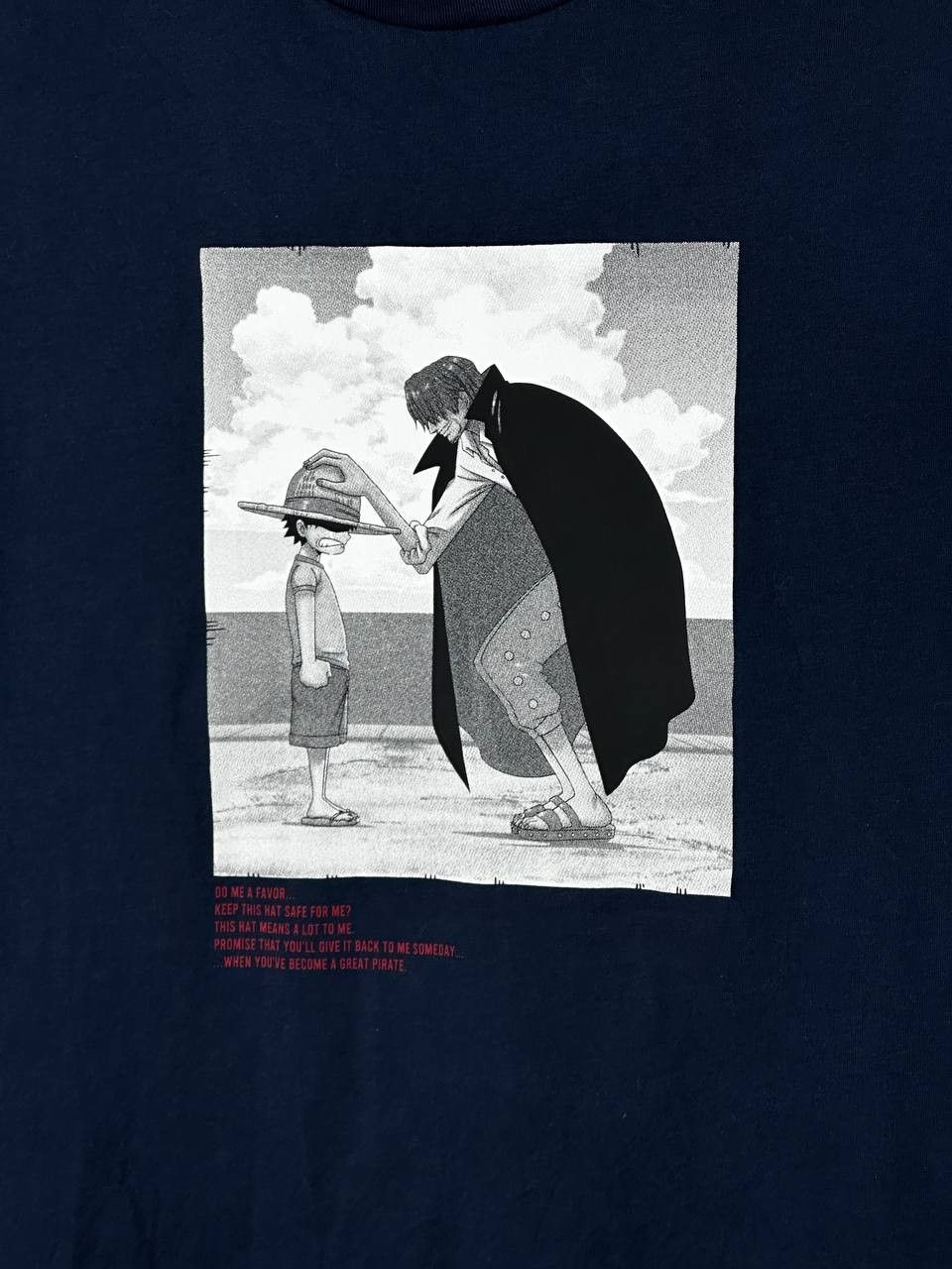 Anime × Japanese Brand × Uniqlo Uniqlo x ONE PIECE FILM RED Luffy Shanks T-SHIRT TEE Size US M / EU 48-50 / 2 - 4 Thumbnail
