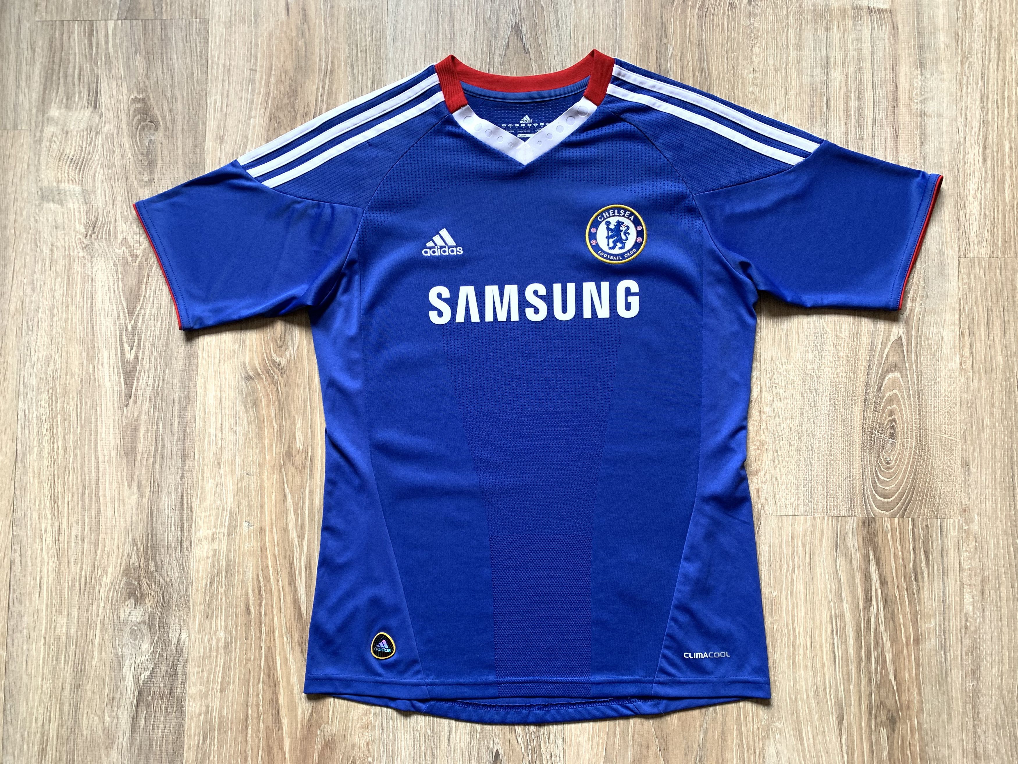 Adidas Vintage Adidas Chelsea Home Football Shirt 2010-2011 Size US S / EU 44-46 / 1 - 3 Thumbnail