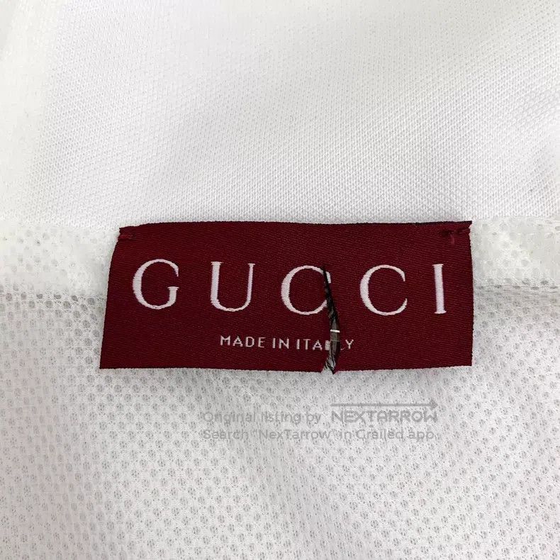 Gucci Gucci White logo letter embroidery side stripe hooded draw Size US M / EU 48-50 / 2 - 6 Thumbnail