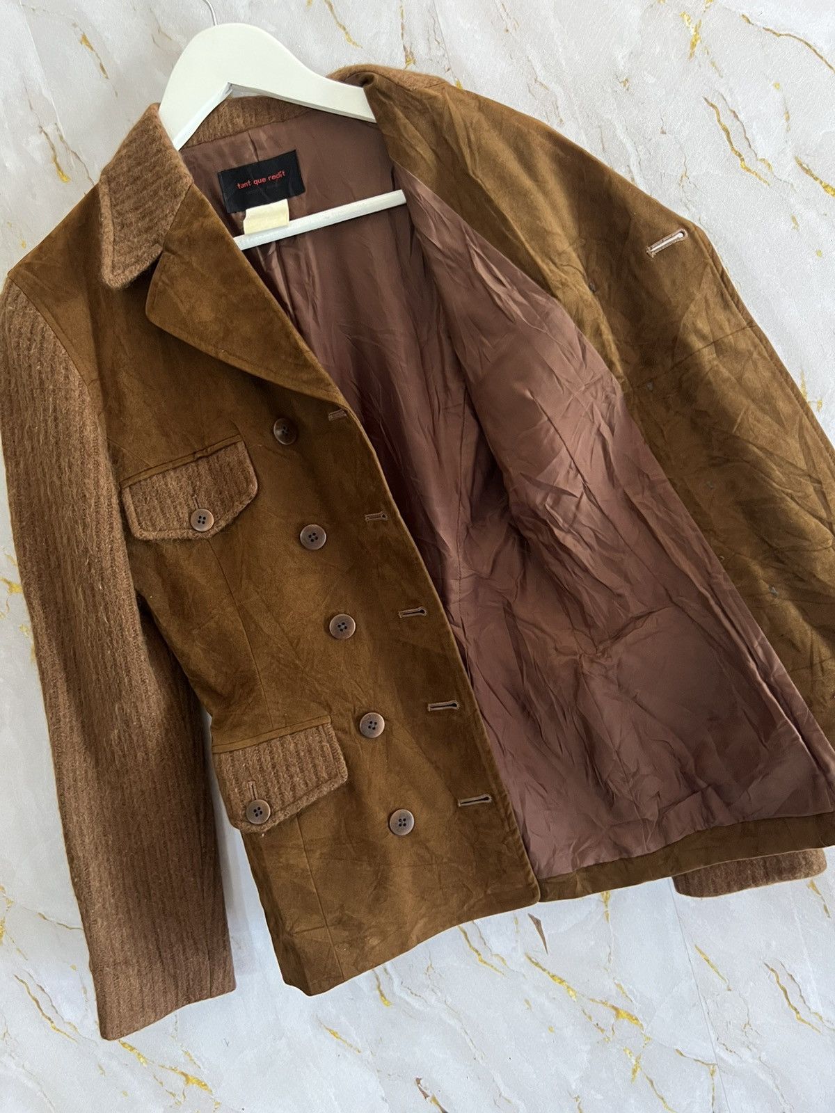 Japanese Brand Tant Que Redit Jacket Minimalist Japanese Designer Size S / US 4 / IT 40 - 6 Thumbnail
