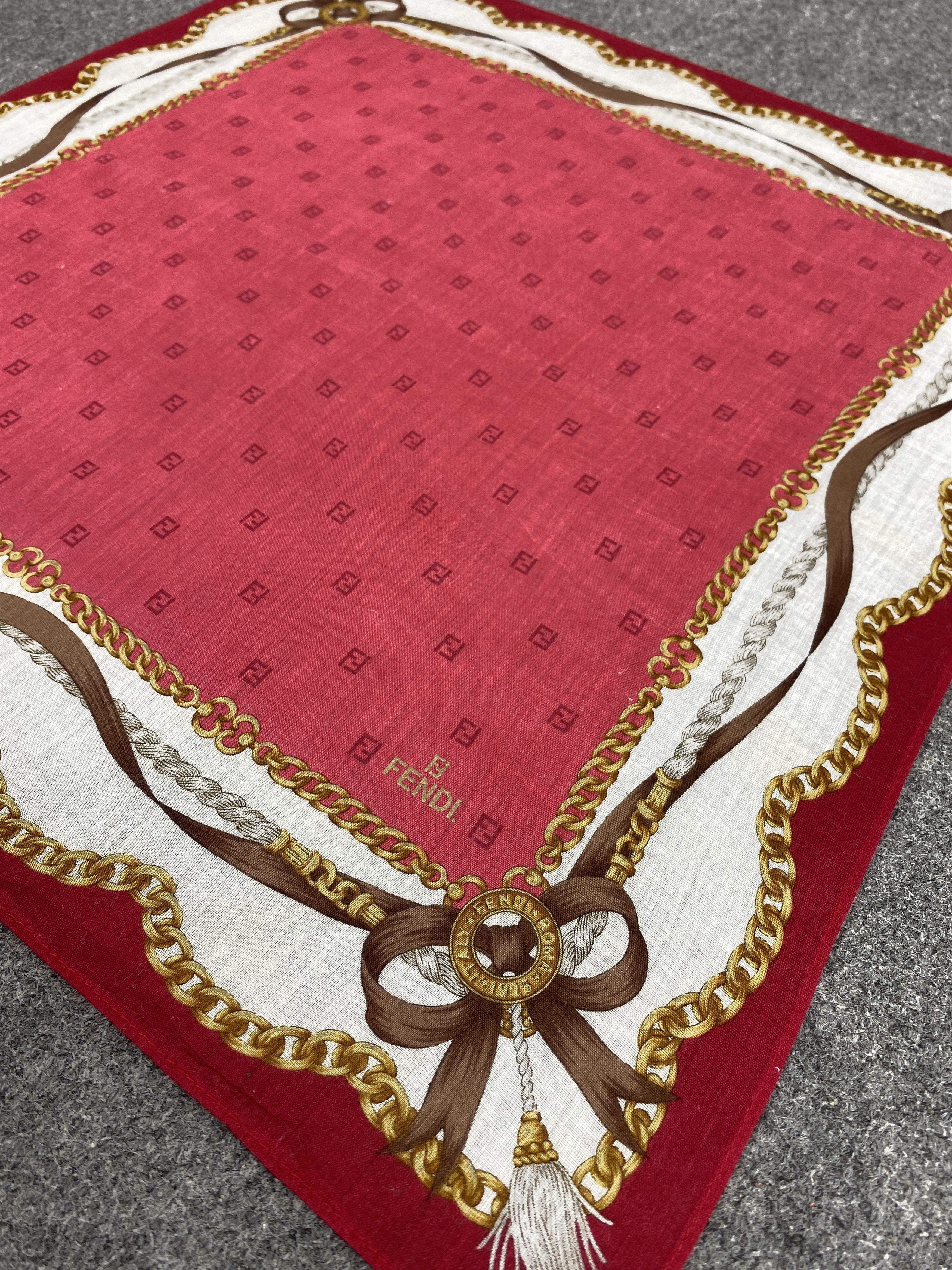 Fendi Vintage Fendi Handkerchief / Nerckerchief KT0352 Size ONE SIZE - 7 Thumbnail
