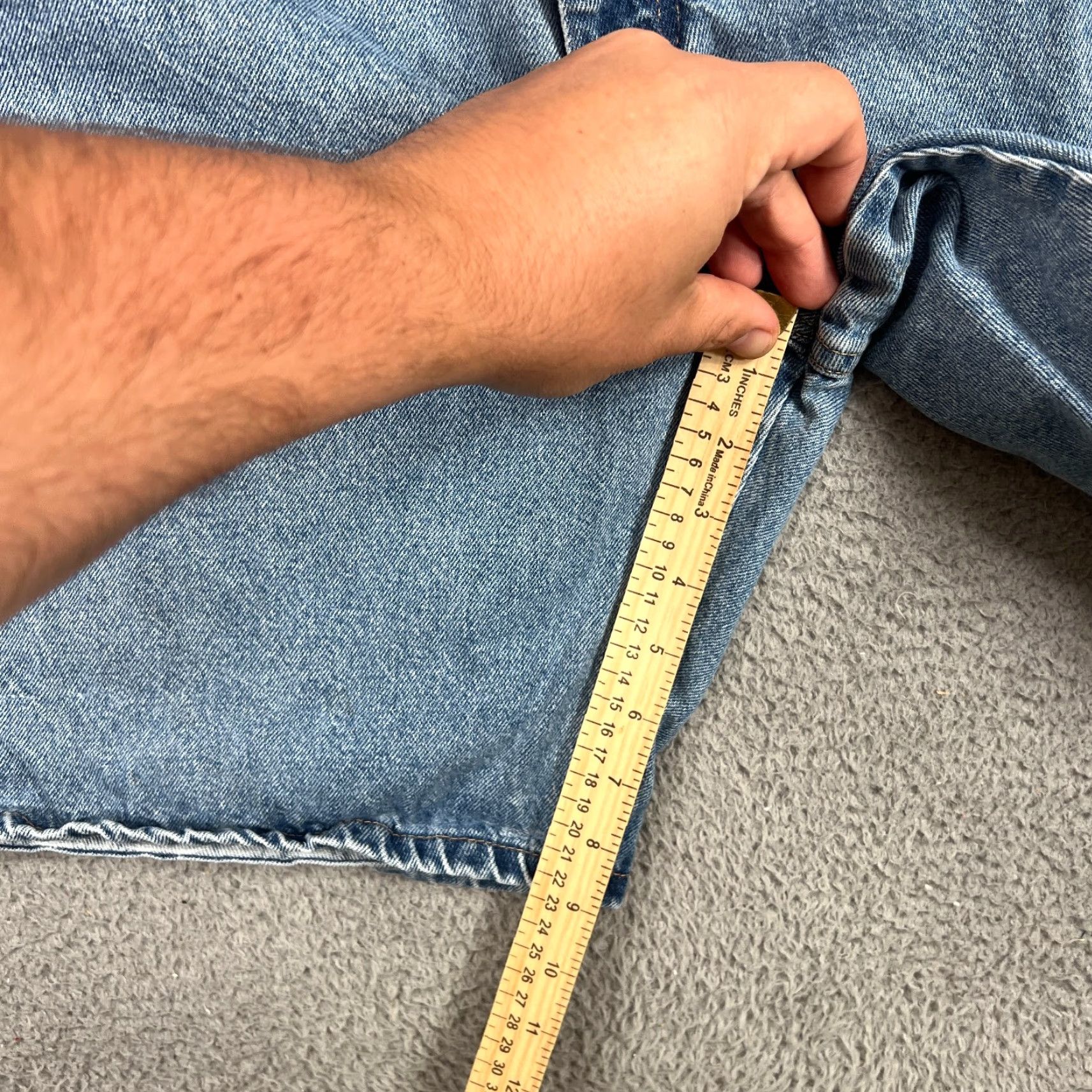 Wrangler Vintage Wrangler Men's Bermuda Shorts 40 Blue Denim Casual Summer Fall Spring Mens Size US 40 / EU 56 - 4 Thumbnail