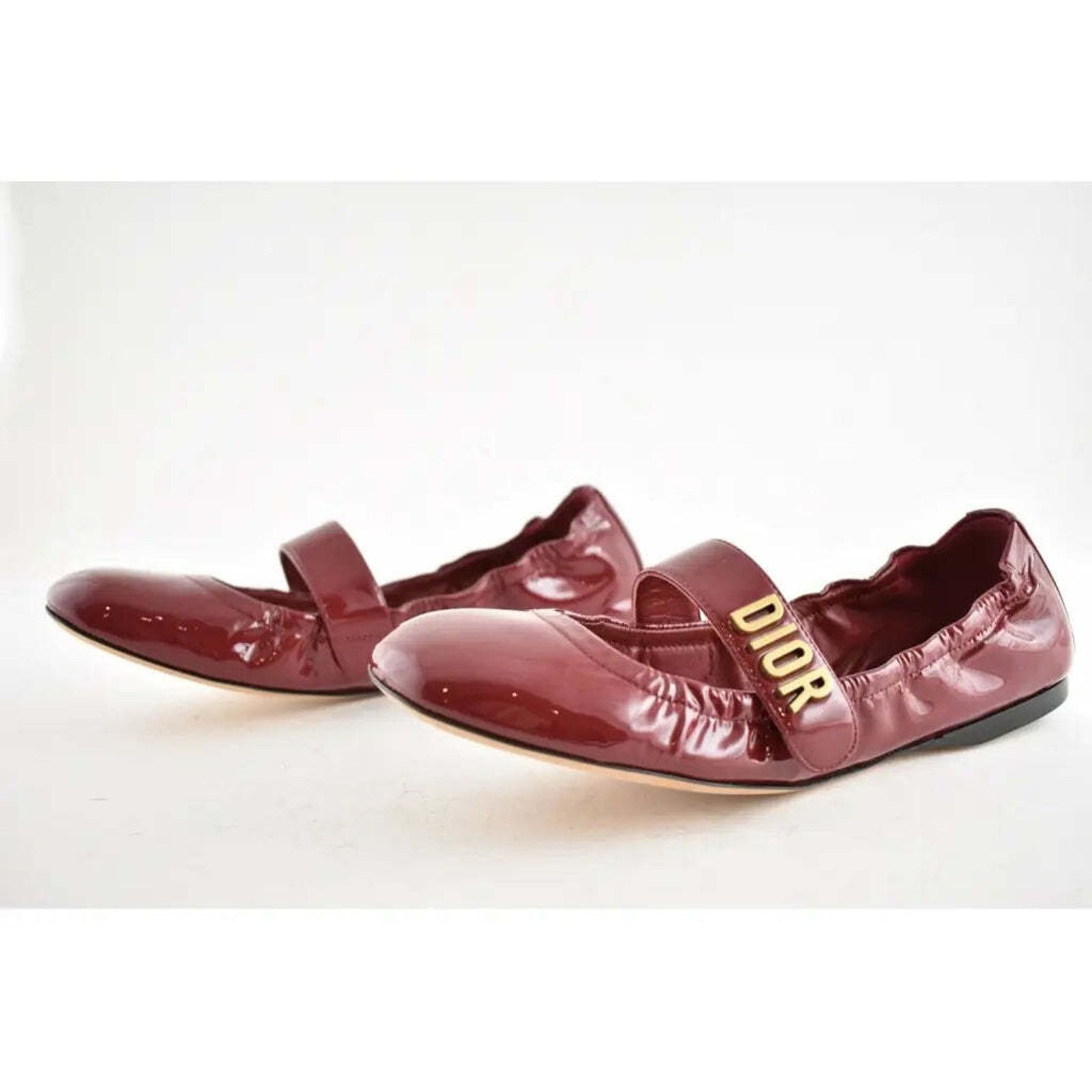 Dior Dior Baby D Scarlet Red Patent Leather Logo Mary Jane Size US 10 / IT 40 - 9 Thumbnail