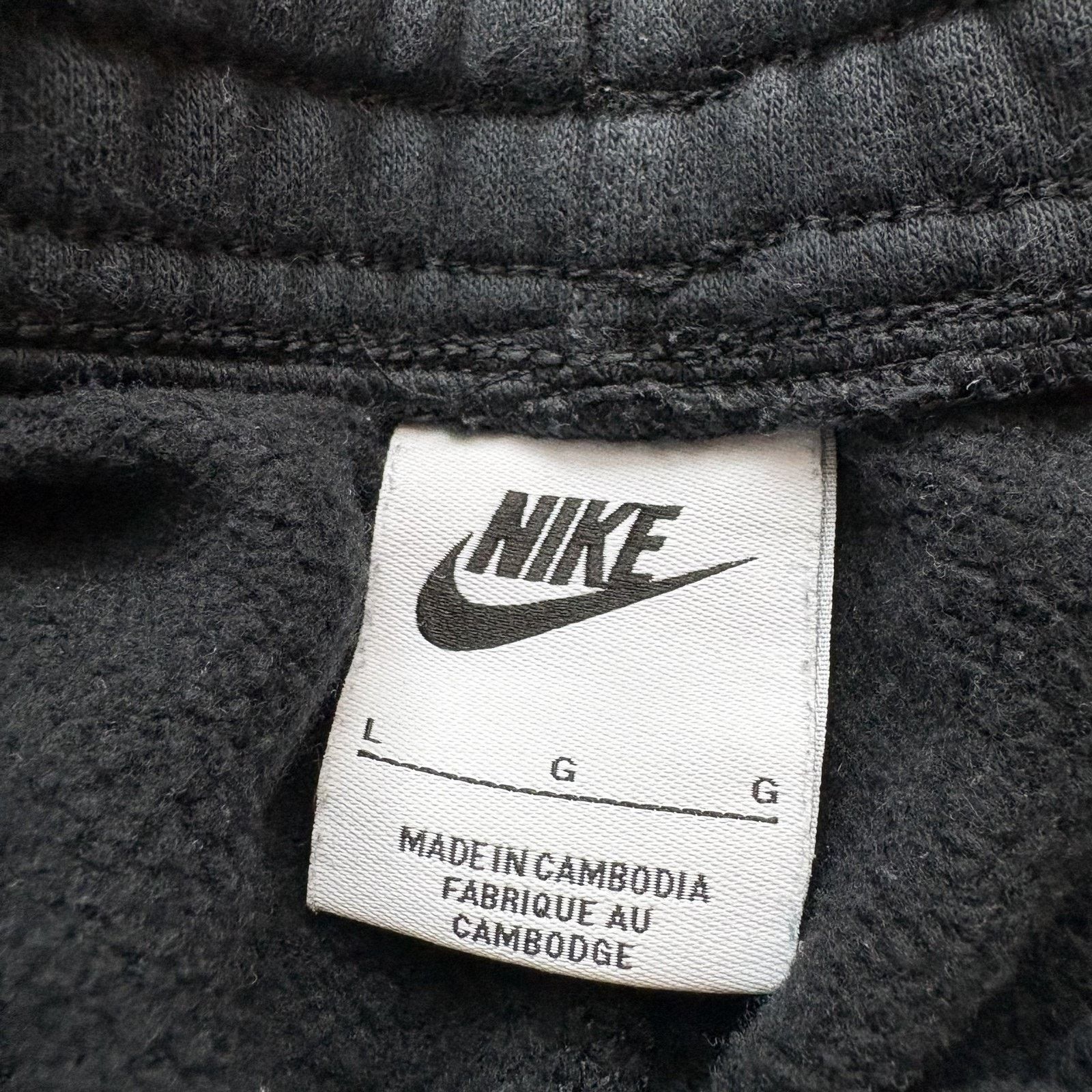 Nike Nike Men's Joggers Black Fleece Tapered Sweatpant Gym Size L Size US L / EU 52-54 / 3 - 3 Thumbnail