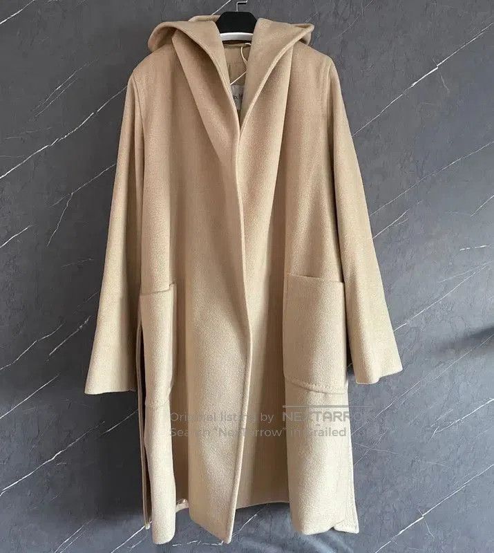 Max Mara MaxMara Beige Wool Women's Coat . Size L / US 10 / IT 46 - 1 Thumbnail