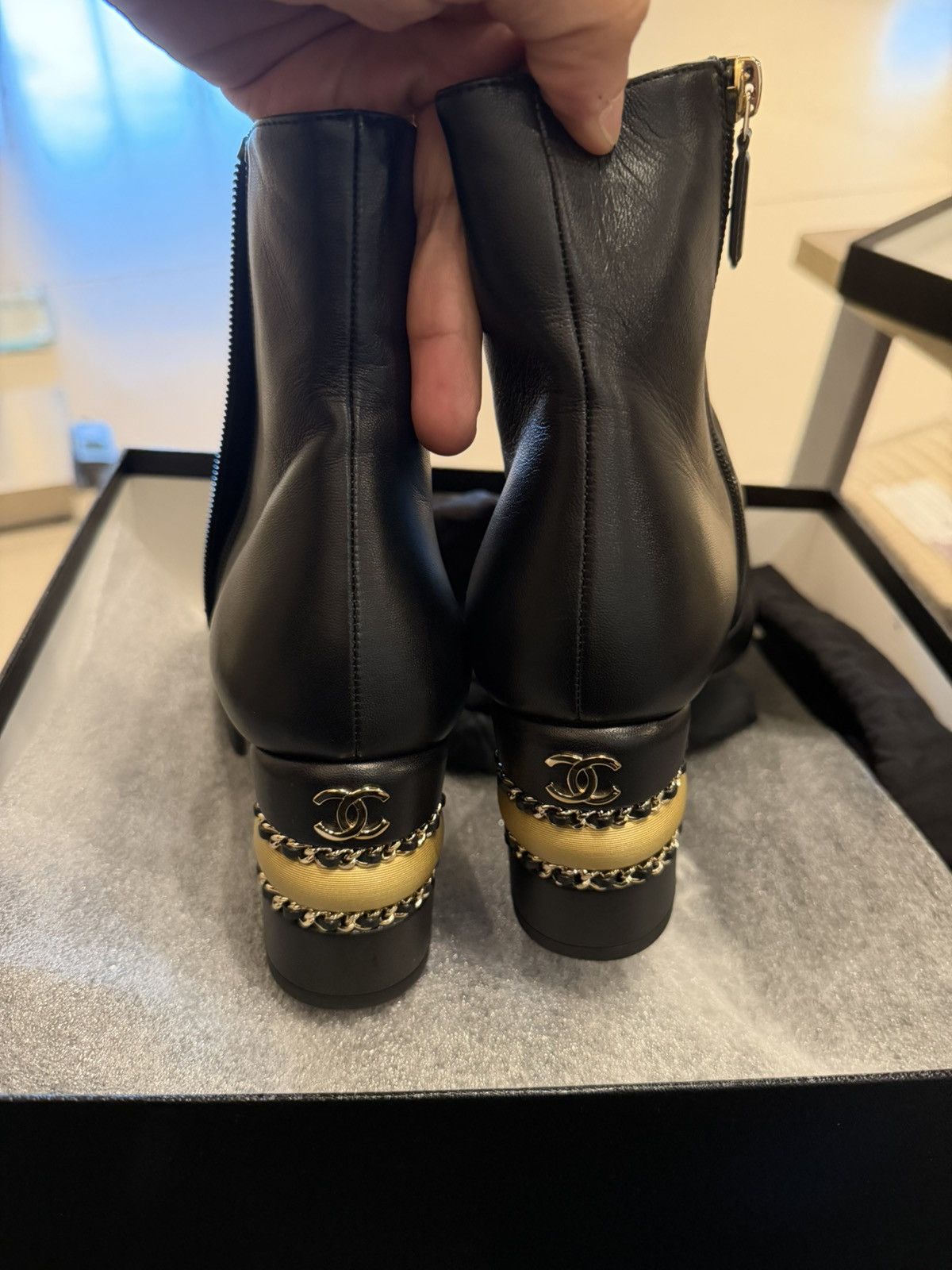 Chanel Chanel Ankle Boots Size US 8.5 / IT 38.5 - 1 Thumbnail
