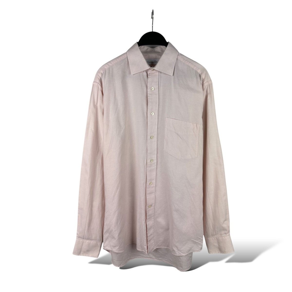 Christian Dior Monsieur Christian Dior Pink Shirt Long Sleeve Button Up Size US L / EU 52-54 / 3 - 1 Thumbnail