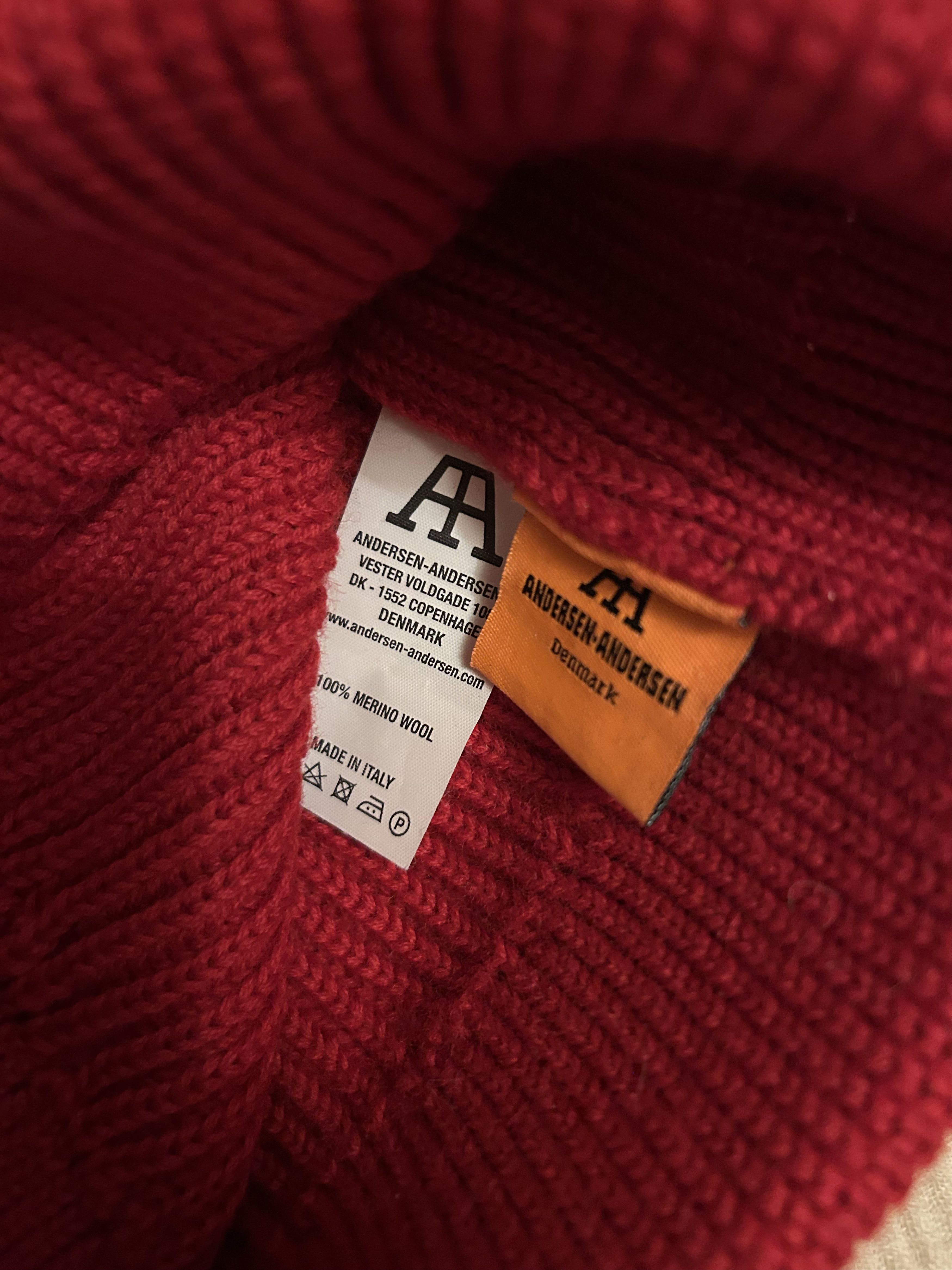 Andersen Andersen Andersen Andersen - Long Beanie Red Size ONE SIZE - 2 Thumbnail