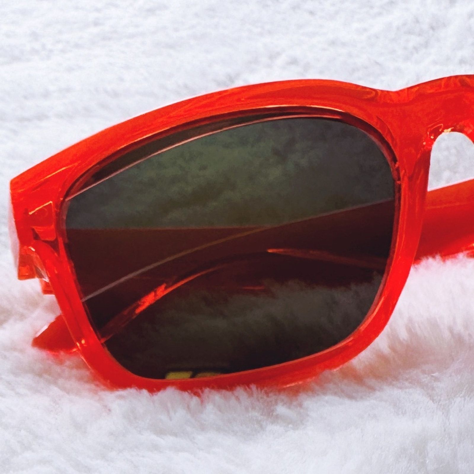 Other Cerise Bright Orange Mirrored Sunglasses Size ONE SIZE - 2 Thumbnail