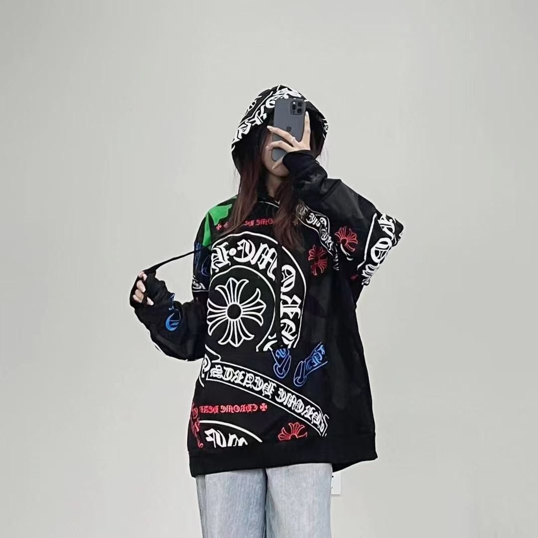 Chrome Hearts Chrome Hearts Multi Cross & Horseshoe Pullover Hoodie Size US L / EU 52-54 / 3 - 17 Thumbnail