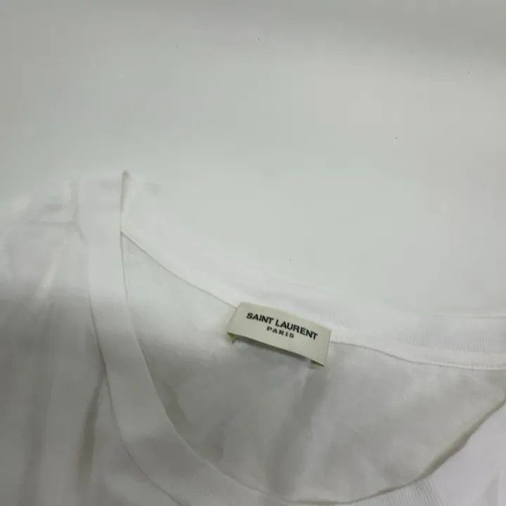 Saint Laurent Paris Yves Saint Laurent White Short Sleeve T-Shirt-2507 Size US M / EU 48-50 / 2 - 5 Thumbnail