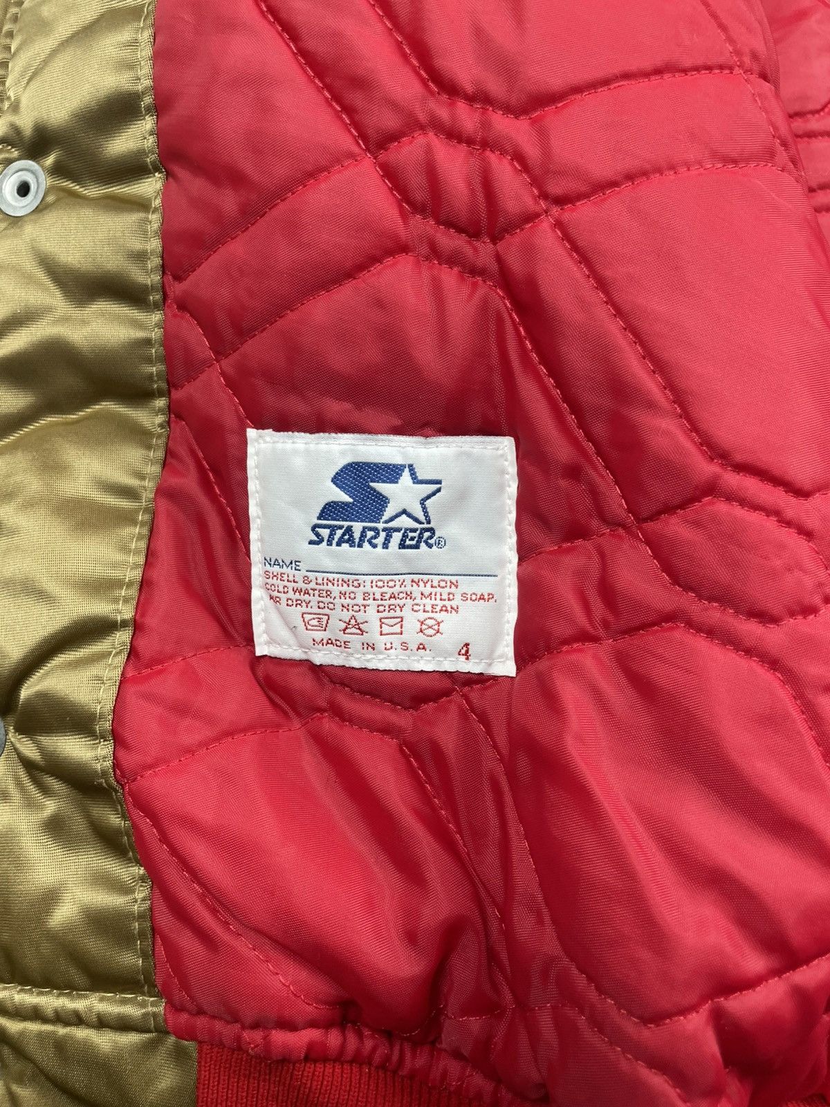 Starter Starter XL San Francisco Golden NFL Starter Jacket Bombereg Size US XL / EU 56 / 4 - 6 Thumbnail